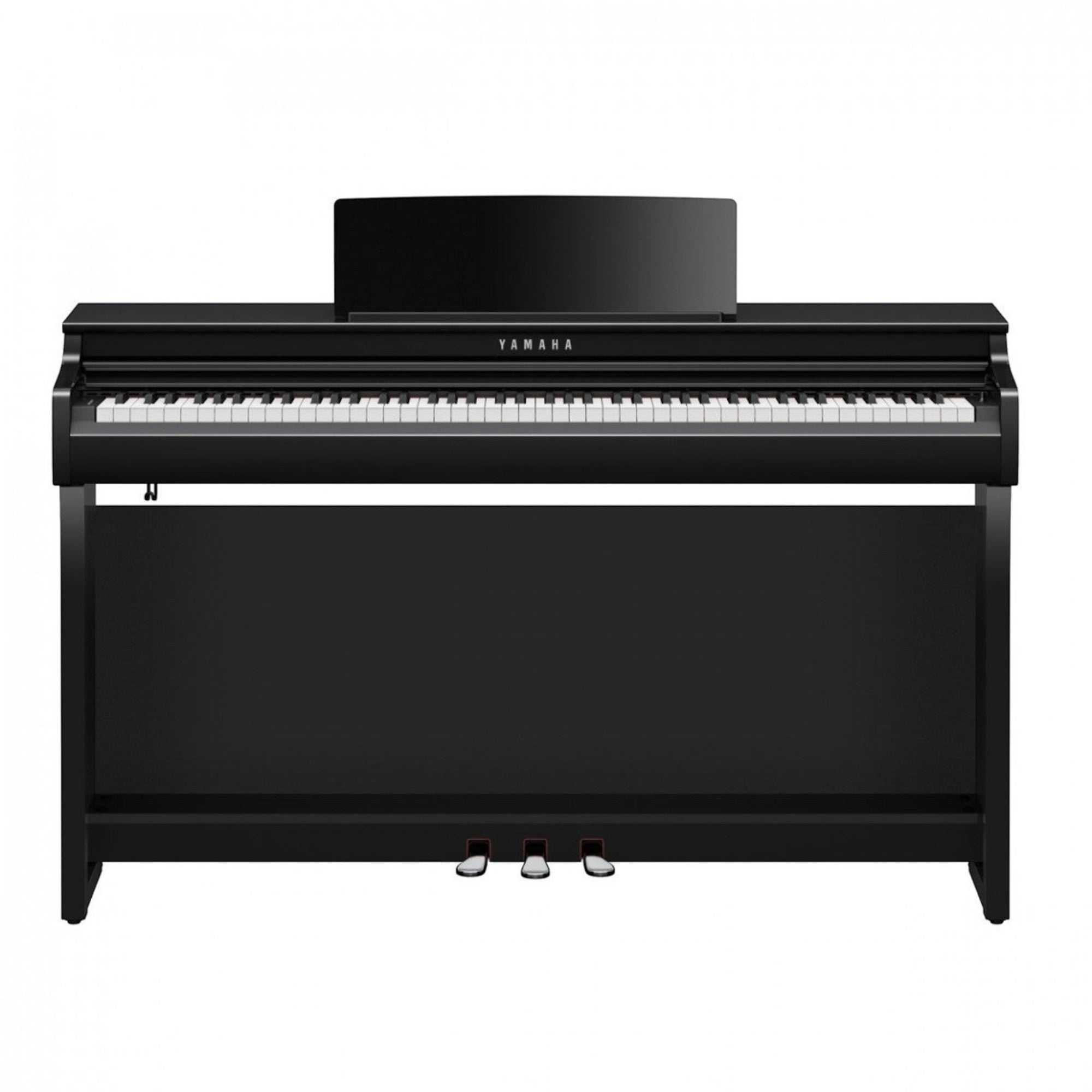 Đàn piano điện TÂN NHẠC CỤ Yamaha CLP-825 màu đen mờ với bàn phím GrandTouch-S và thiết kế tủ đứng sang trọng