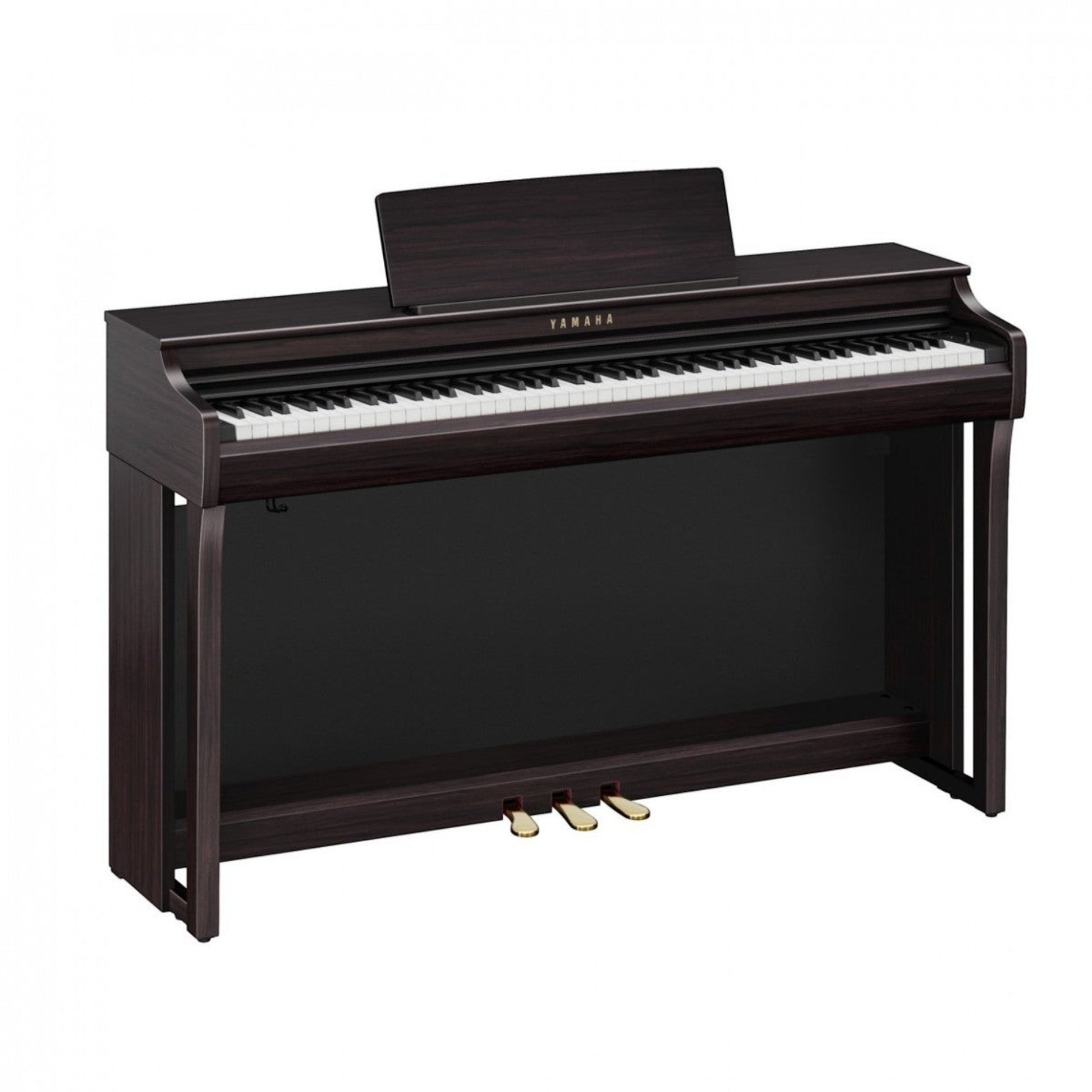 Đàn piano điện TÂN NHẠC CỤ Yamaha CLP-825 màu nâu gỗ sang trọng với thiết kế tủ đứng hiện đại