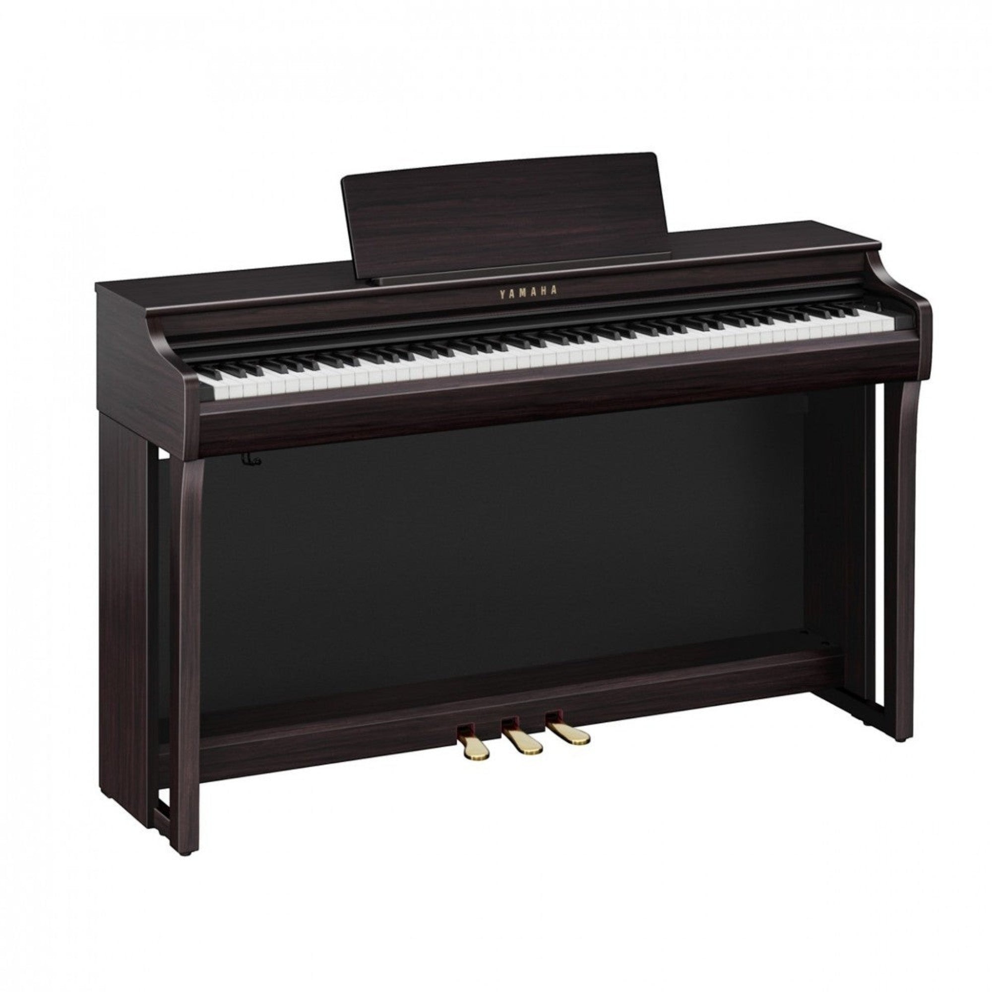 Đàn piano điện TÂN NHẠC CỤ Yamaha CLP-825 màu nâu gỗ sang trọng với thiết kế tủ đứng hiện đại