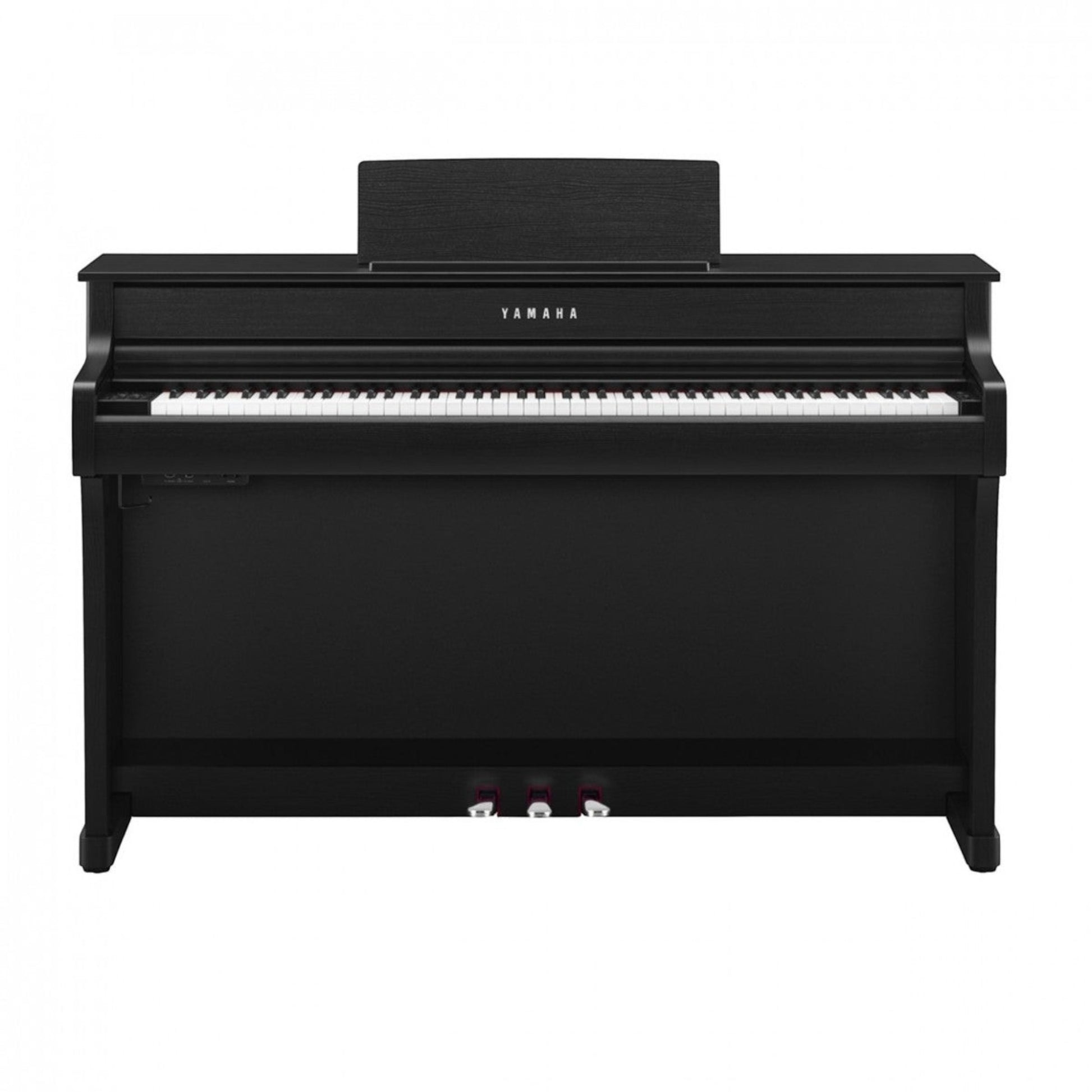 Đàn piano điện TÂN NHẠC CỤ Yamaha CLP-835 màu đen mờ với thiết kế tủ đứng sang trọng và bàn phím GrandTouch-S
