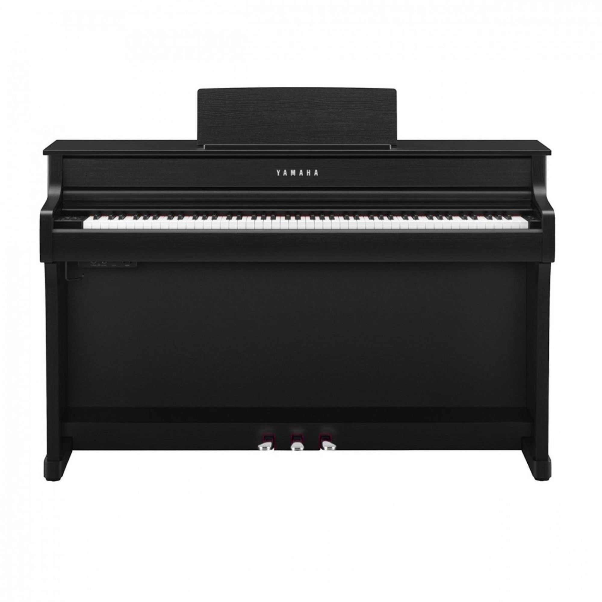 Đàn piano điện TÂN NHẠC CỤ Yamaha CLP-835 màu đen mờ với thiết kế tủ đứng sang trọng và bàn phím GrandTouch-S