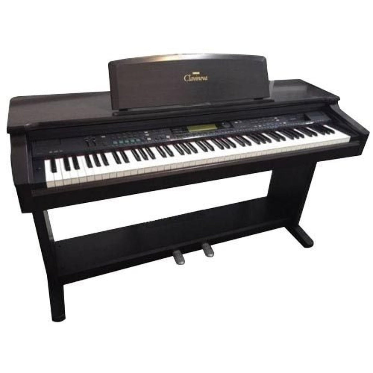 Đàn piano điện TÂN NHẠC CỤ Yamaha CVP59 màu đen dáng tủ cổ điển với 88 phím và màn hình LCD điều khiển