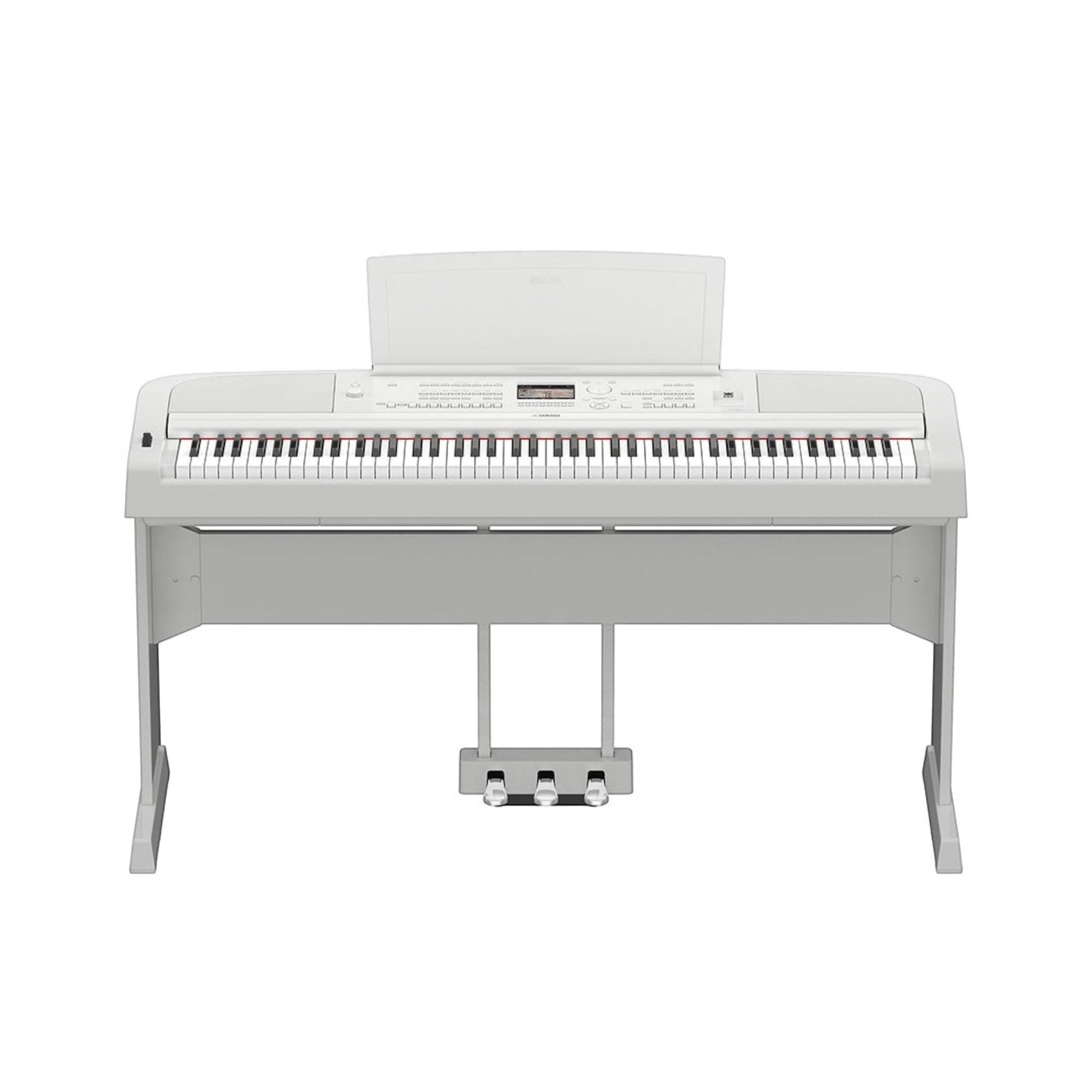 Đàn piano điện TÂN NHẠC CỤ Yamaha DGX670 màu trắng sang trọng với 88 phím GHS và thiết kế portable grand hiện đại