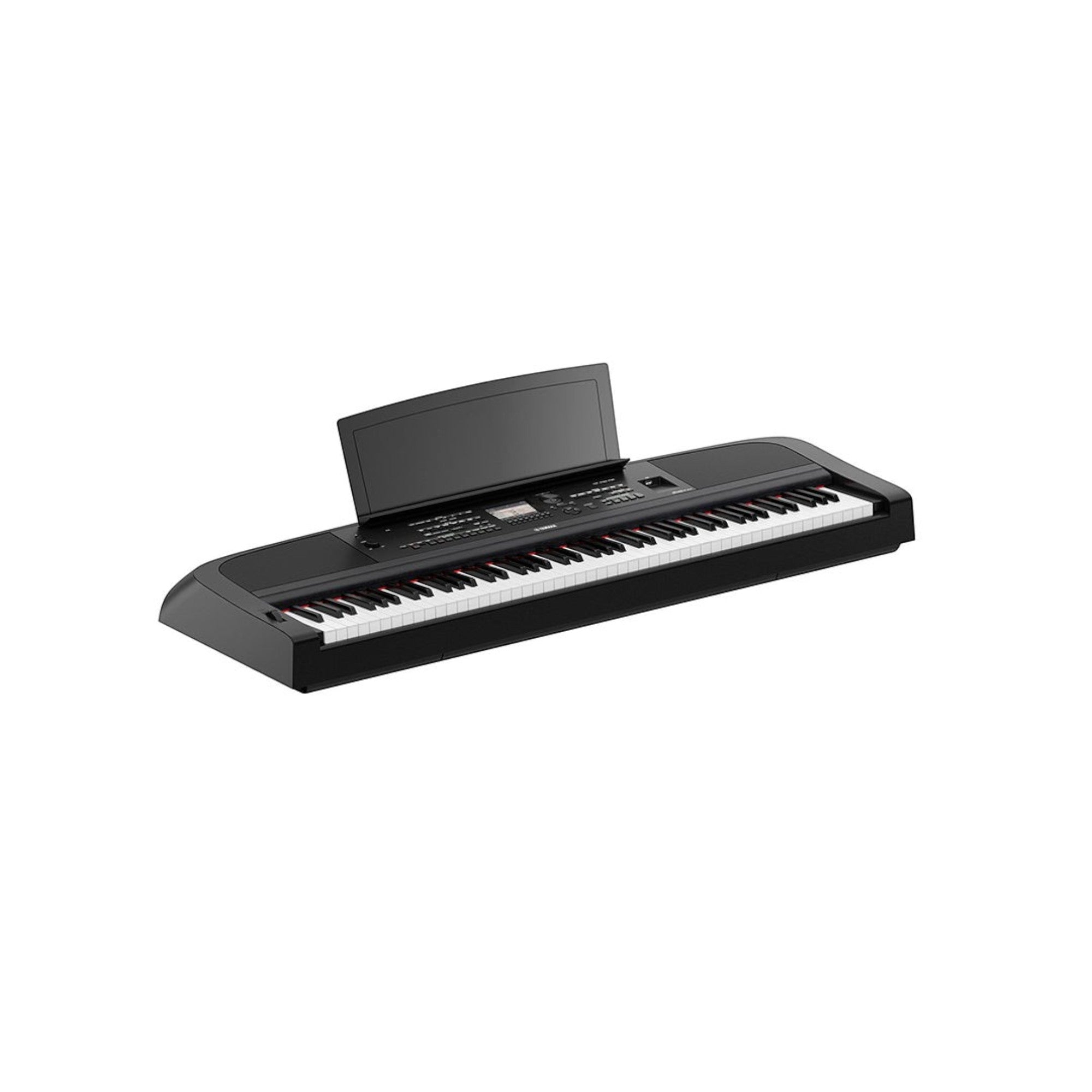 Đàn piano điện TÂN NHẠC CỤ Yamaha DGX670 màu đen với bàn phím 88 phím GHS và màn hình LCD