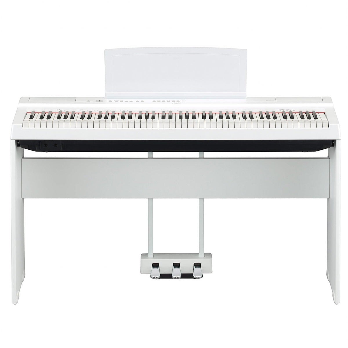 Đàn piano điện Yamaha P125 màu trắng sang trọng tại TÂN NHẠC CỤ, thiết kế gọn nhẹ với 88 phím búa GHS