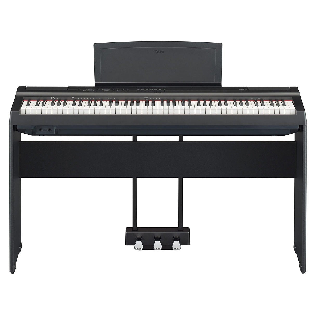 Đàn piano điện Yamaha P125 màu đen tại TÂN NHẠC CỤ với thiết kế 88 phím búa GHS gọn nhẹ và chân đế chắc chắn