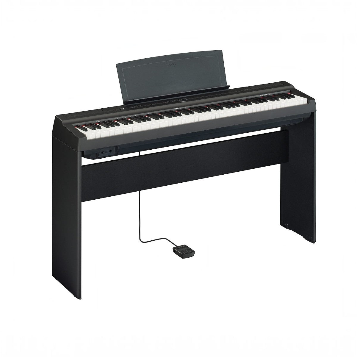 Đàn piano điện Yamaha P125 màu đen thiết kế gọn nhẹ tại TÂN NHẠC CỤ, kèm giá nhạc và pedal ngân