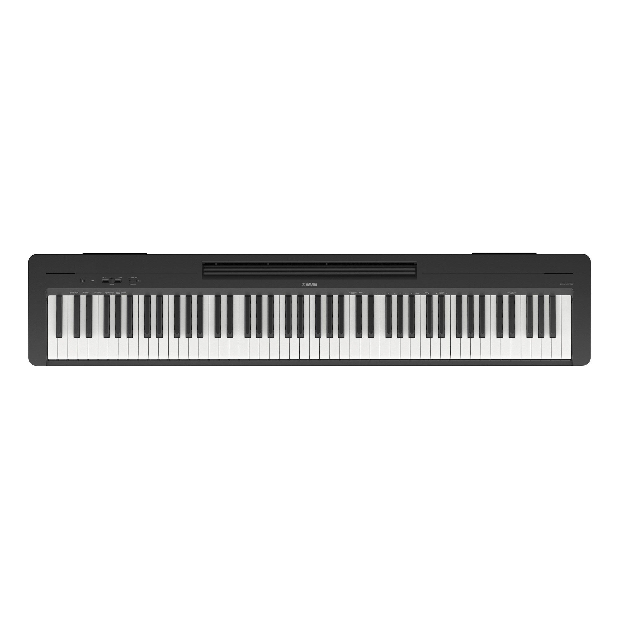 Đàn piano điện TÂN NHẠC CỤ Yamaha P-143BT màu đen với 88 phím GHC, thiết kế nhỏ gọn, hỗ trợ kết nối Bluetooth.