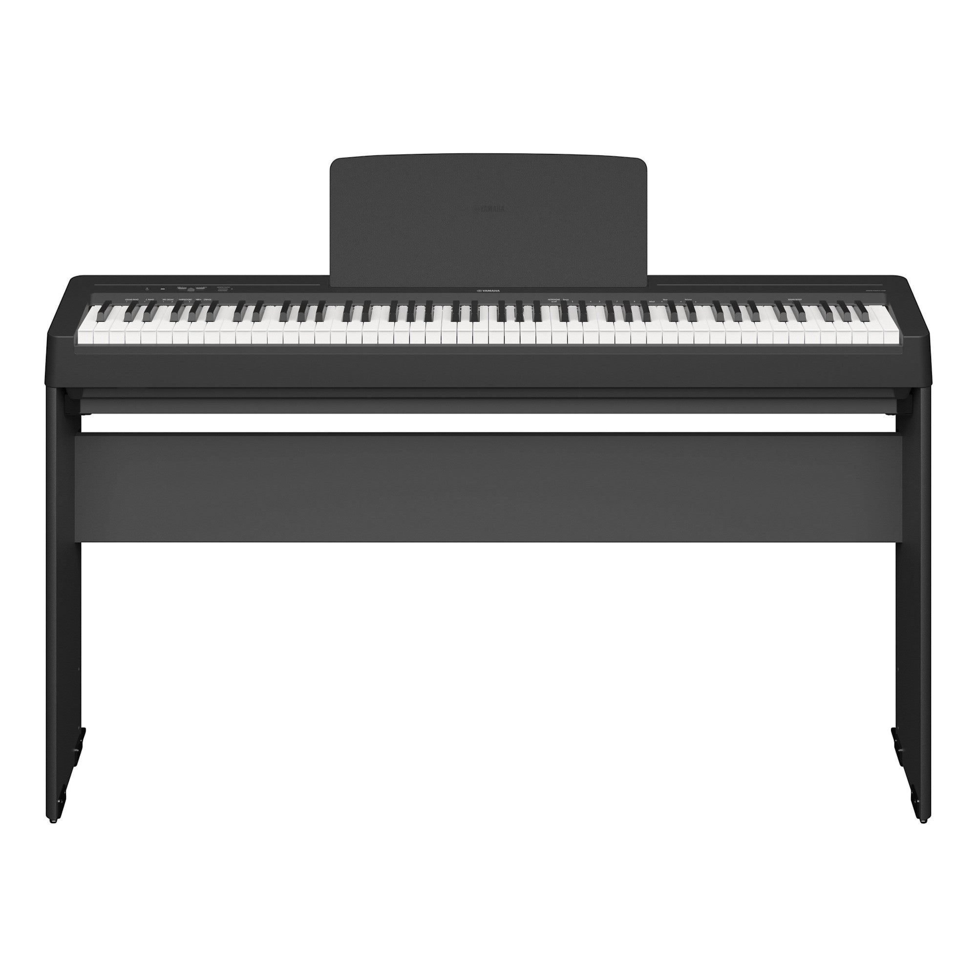 Đàn piano điện TÂN NHẠC CỤ Yamaha P-143BT màu đen với 88 phím GHC, thiết kế hiện đại hỗ trợ kết nối Bluetooth