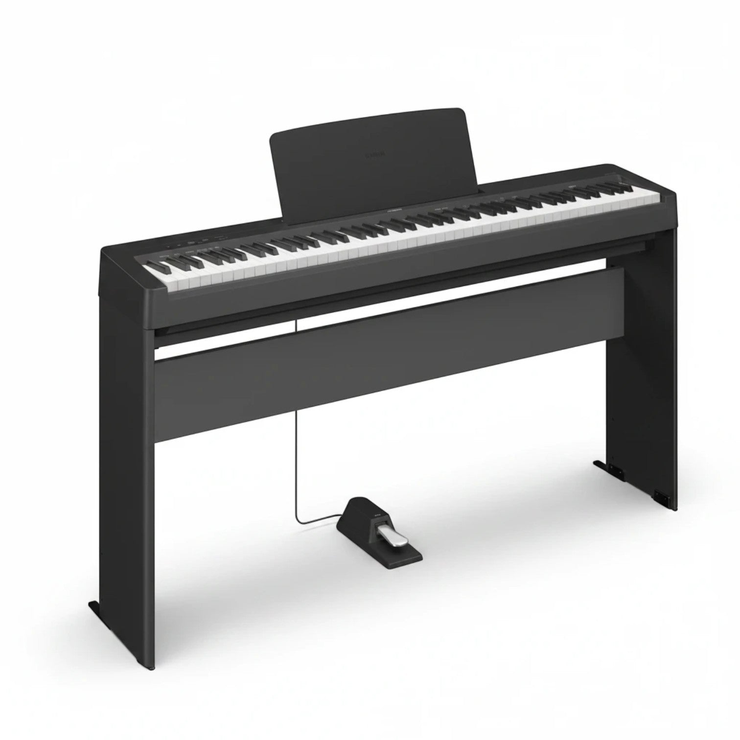 Đàn piano điện Yamaha P145BT màu đen thiết kế gọn nhẹ, bàn phím GHC 88 phím tại Tân Nhạc Cụ