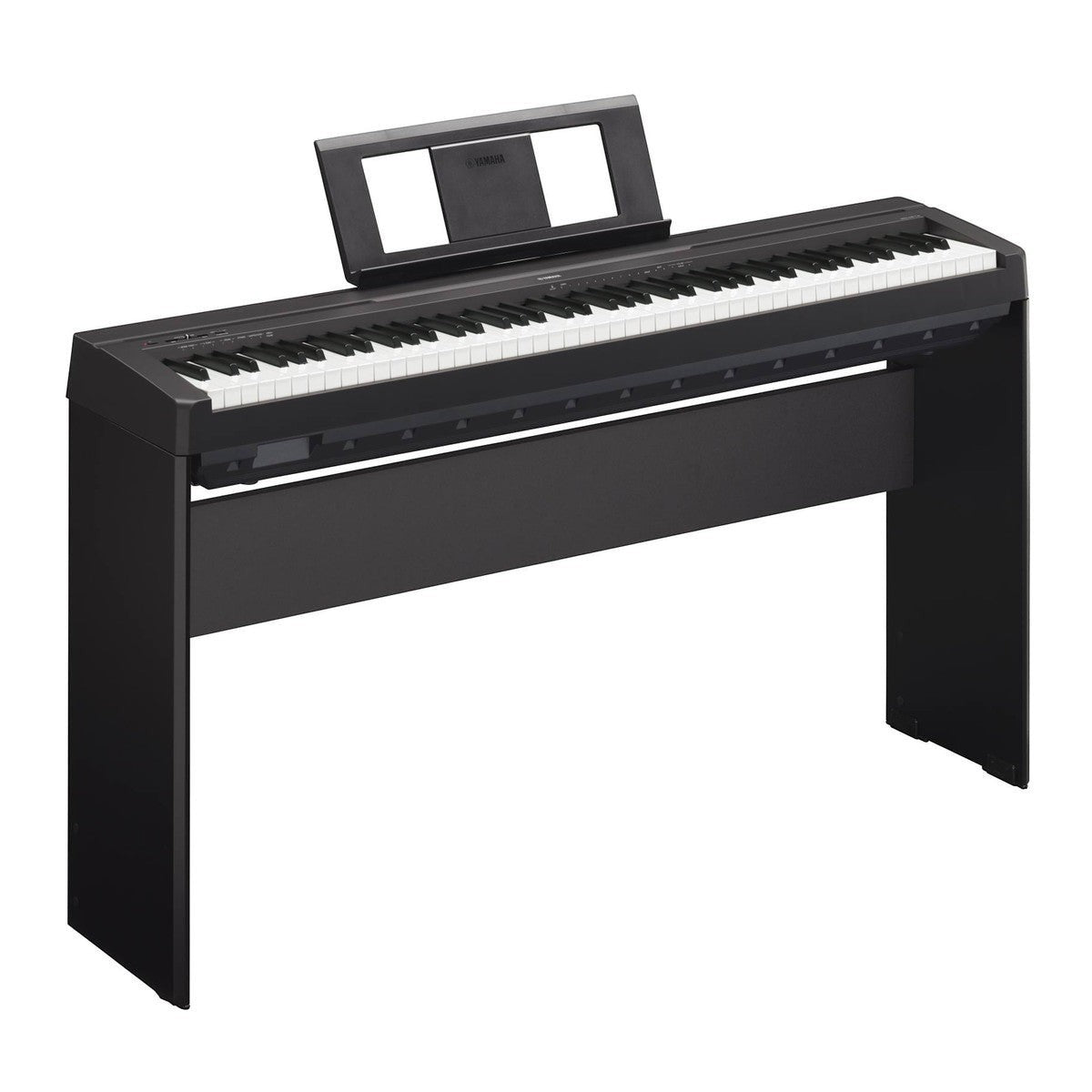 Đàn piano điện Yamaha P45 cũ màu đen tại Tân Nhạc Cụ, thiết kế 88 phím GHS bền bỉ cho người mới bắt đầu.