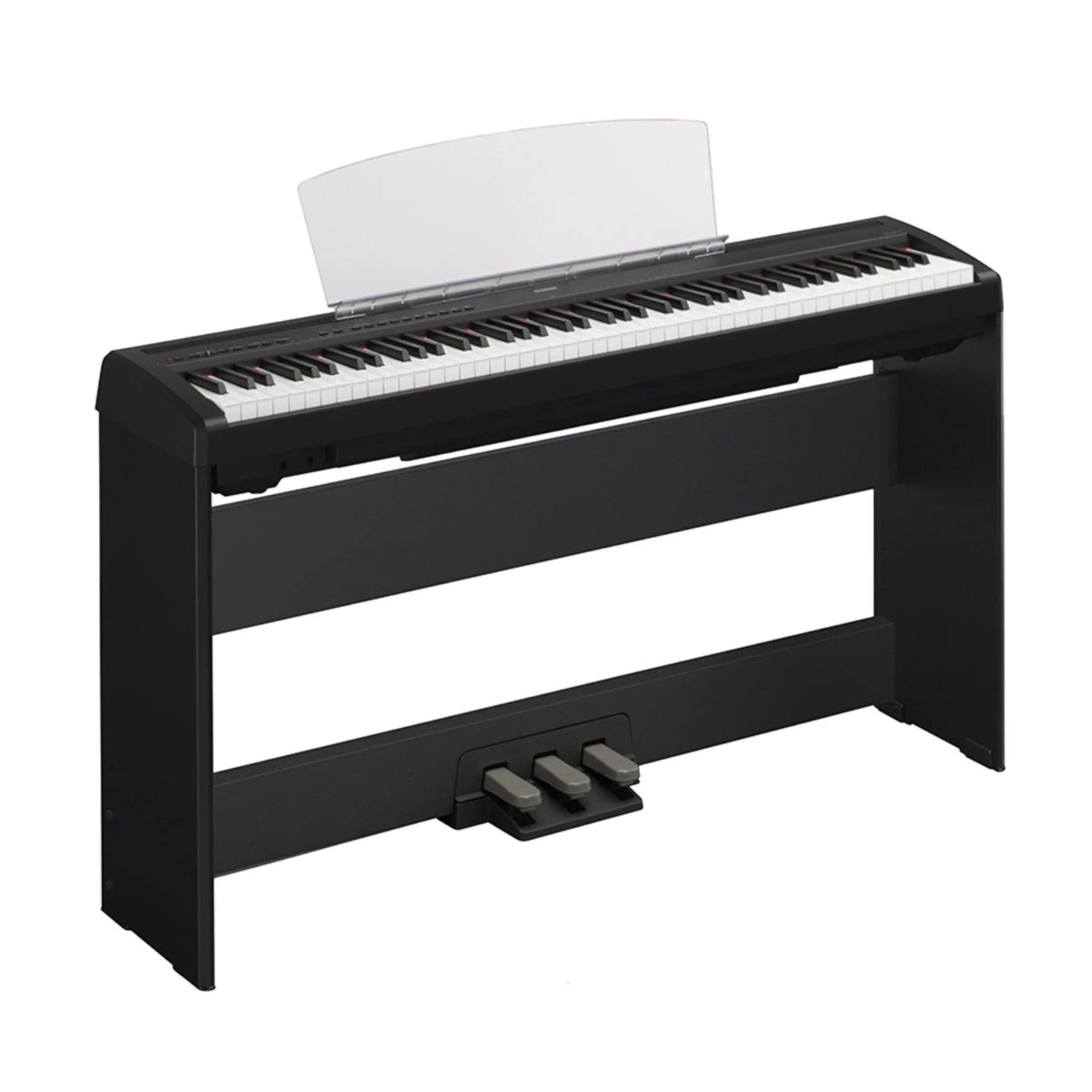 Đàn piano điện Yamaha P95 màu đen tại TÂN NHẠC CỤ với bàn phím búa GHS 88 phím và chân đế chắc chắn