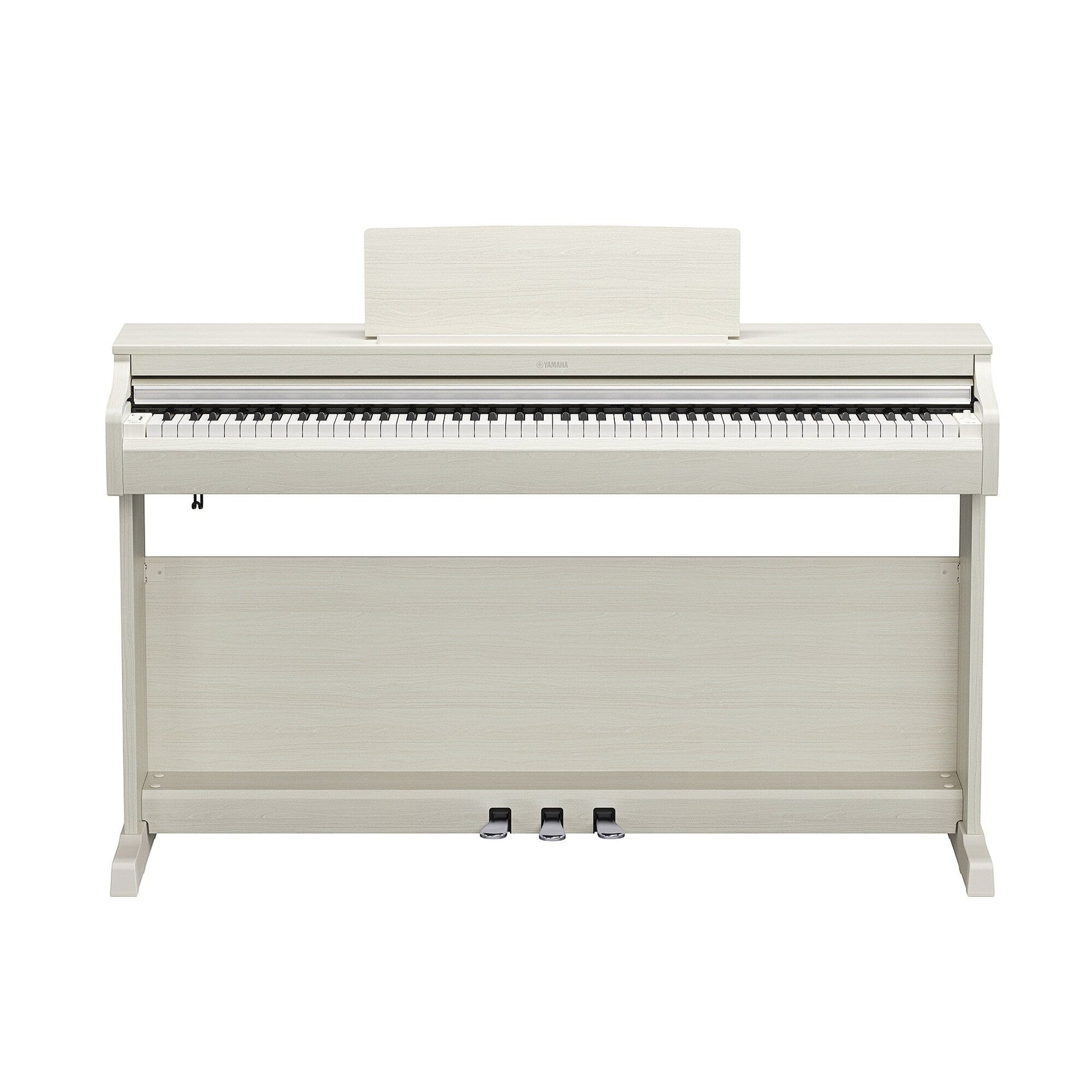 Đàn piano điện TÂN NHẠC CỤ Yamaha YDP-166 màu trắng hiện đại với bàn phím gỗ GrandTouch-E cao cấp