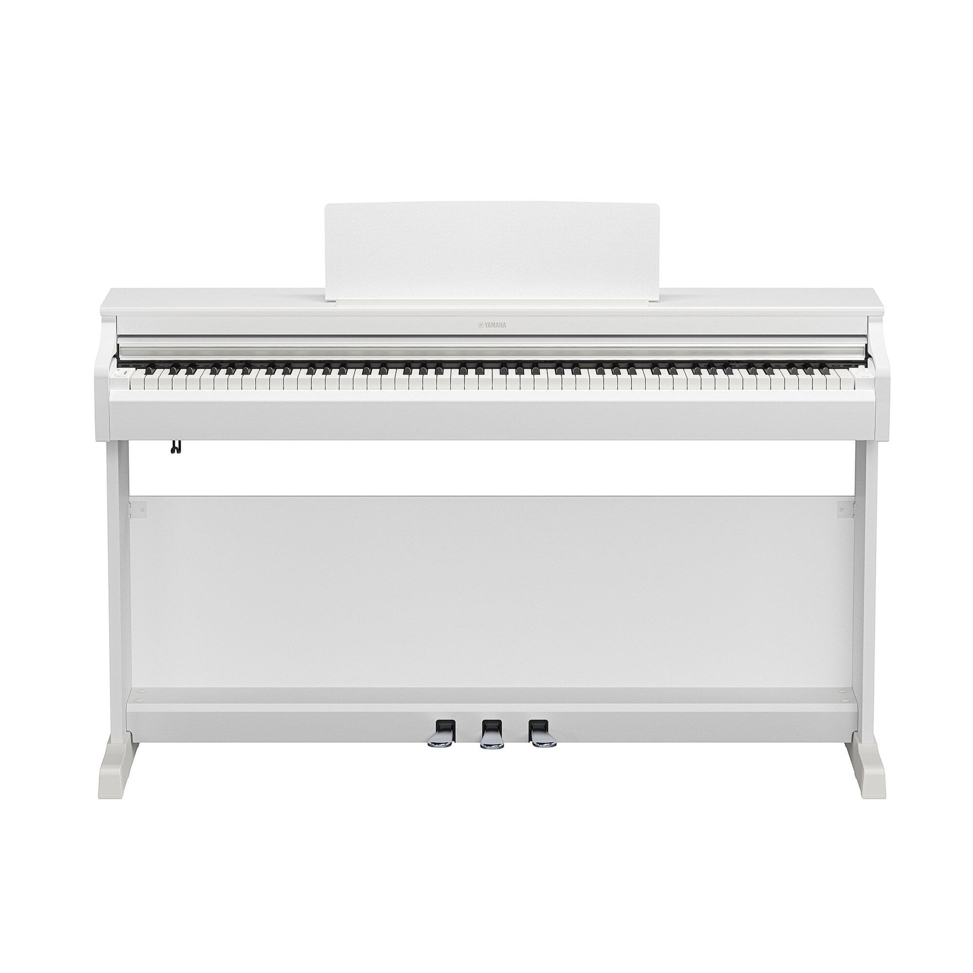 Đàn piano điện TÂN NHẠC CỤ Yamaha YDP-166 màu trắng hiện đại với bàn phím GrandTouch-E và thiết kế sang trọng