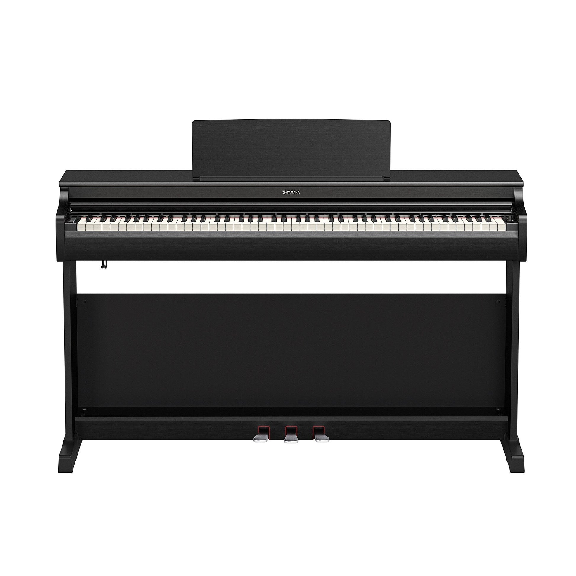 Đàn piano điện Yamaha YDP-166 màu đen tại TÂN NHẠC CỤ với bàn phím GrandTouch-E phím gỗ và thiết kế hiện đại
