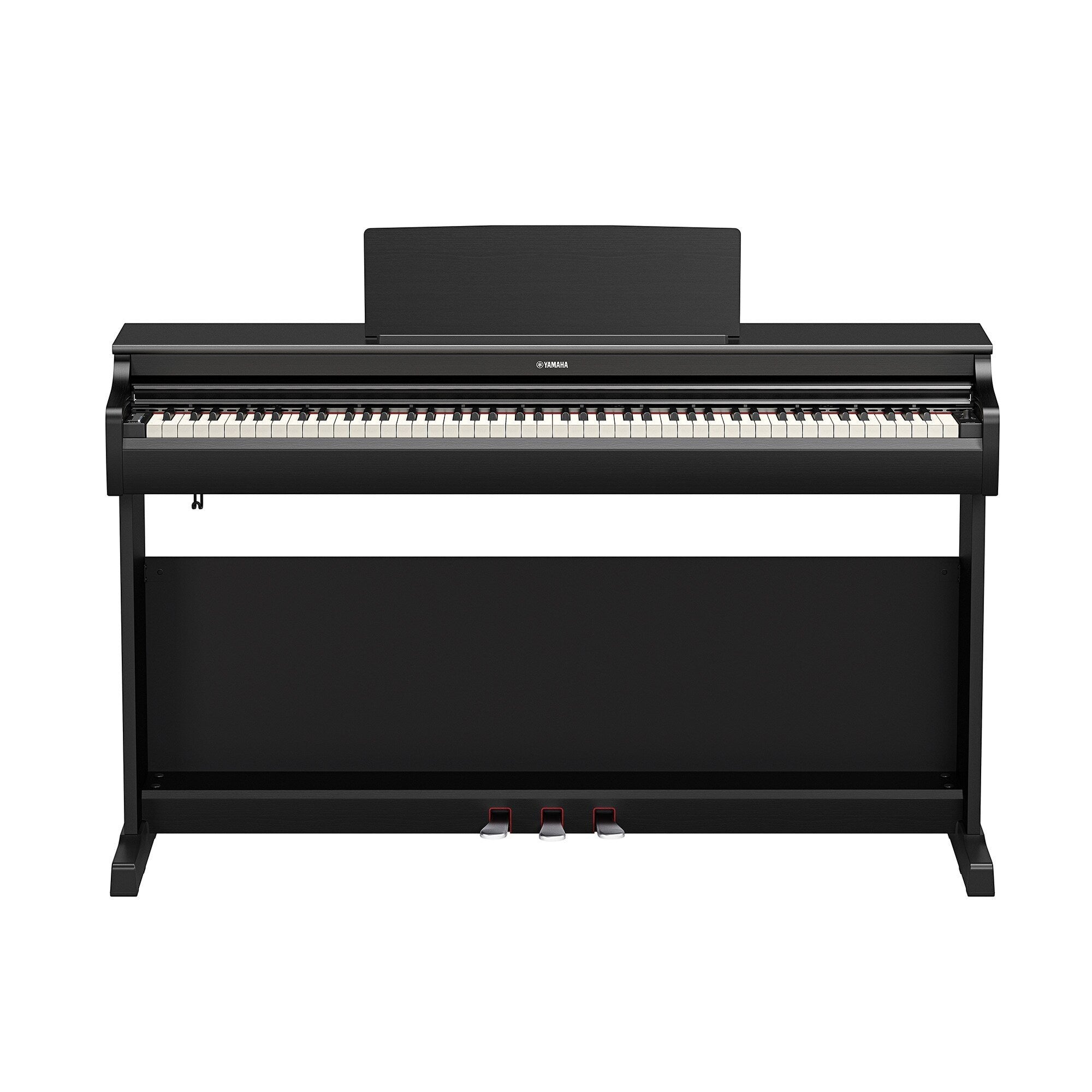 Đàn piano điện Yamaha YDP-166 màu đen tại TÂN NHẠC CỤ với bàn phím GrandTouch-E phím gỗ và thiết kế hiện đại