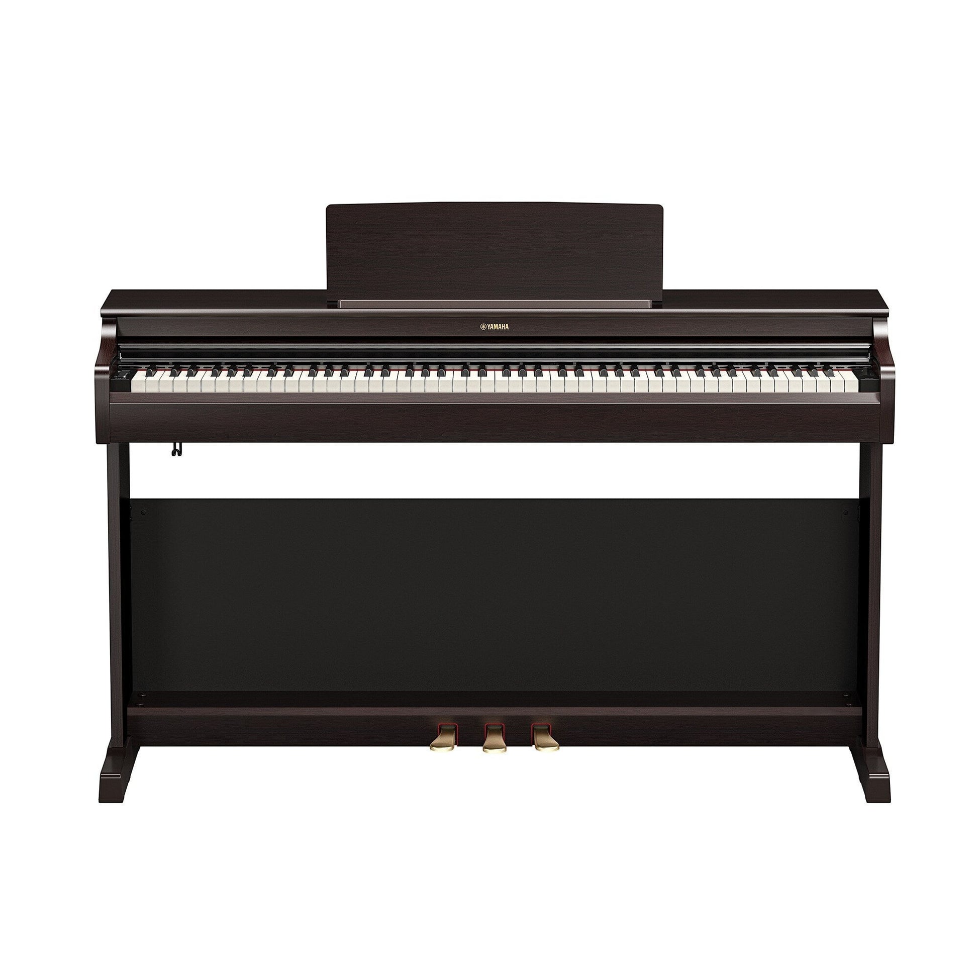 Đàn piano điện TÂN NHẠC CỤ Yamaha YDP-166 màu nâu gỗ sang trọng với bàn phím GrandTouch-E và 3 pedal