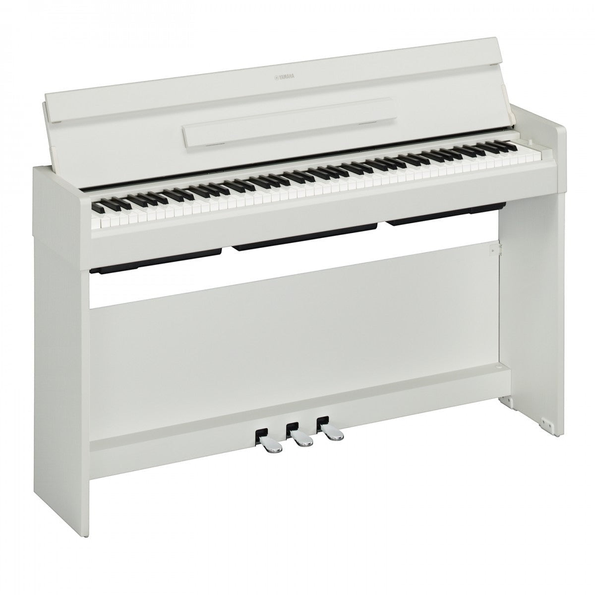 Đàn piano điện Yamaha YDP-S35 màu trắng dáng slim hiện đại tại TÂN NHẠC CỤ với 3 pedal và bàn phím búa GHS