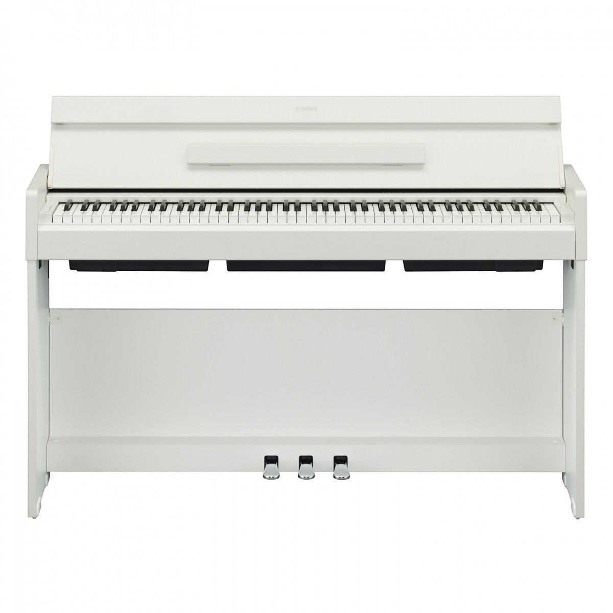 Đàn piano điện Yamaha YDP-S35 màu trắng dáng slim hiện đại tại Tân Nhạc Cụ với 3 pedal và bàn phím búa GHS