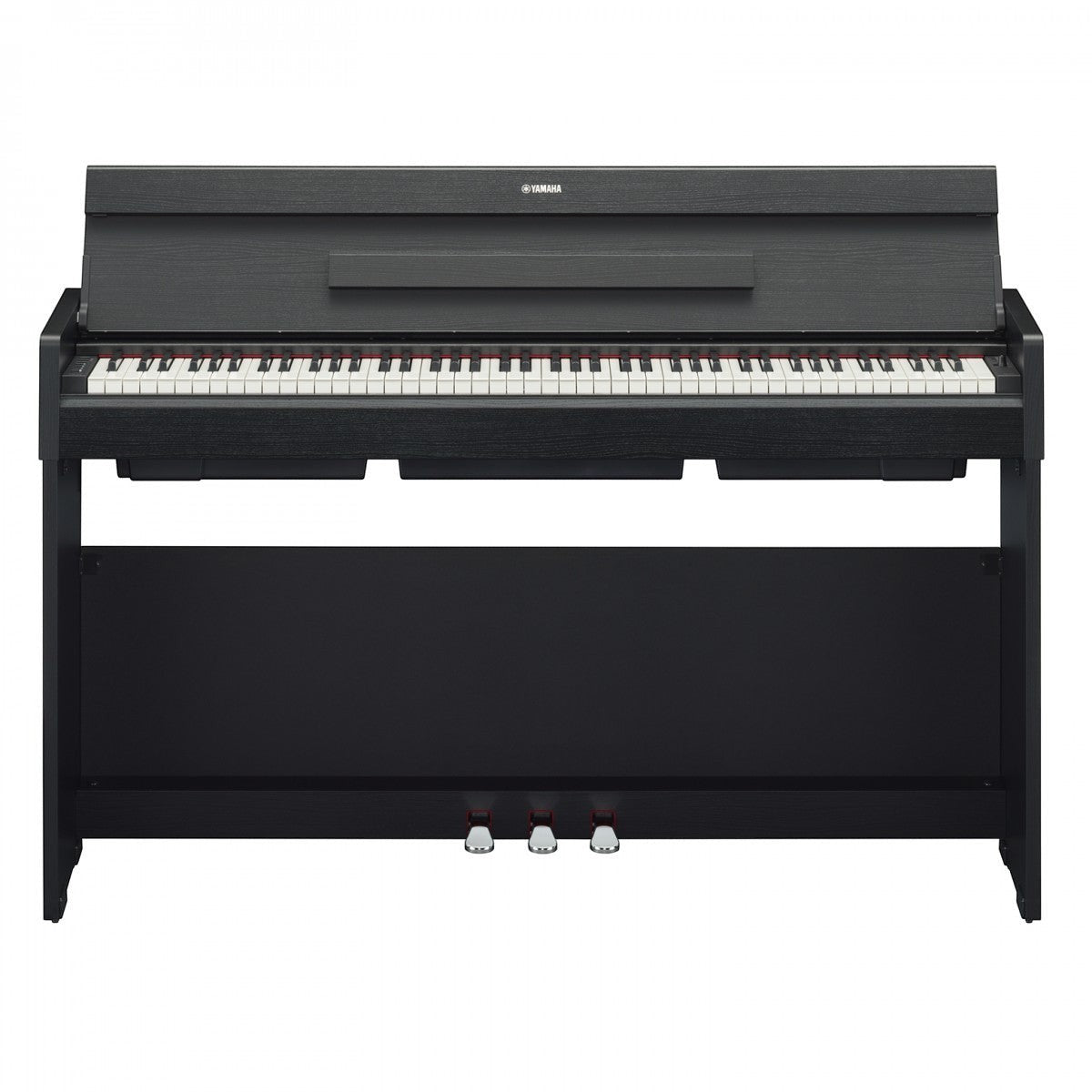 Đàn piano điện Yamaha YDP-S35 dáng slim màu đen tại TÂN NHẠC CỤ với thiết kế mỏng gọn và cụm 3 pedal