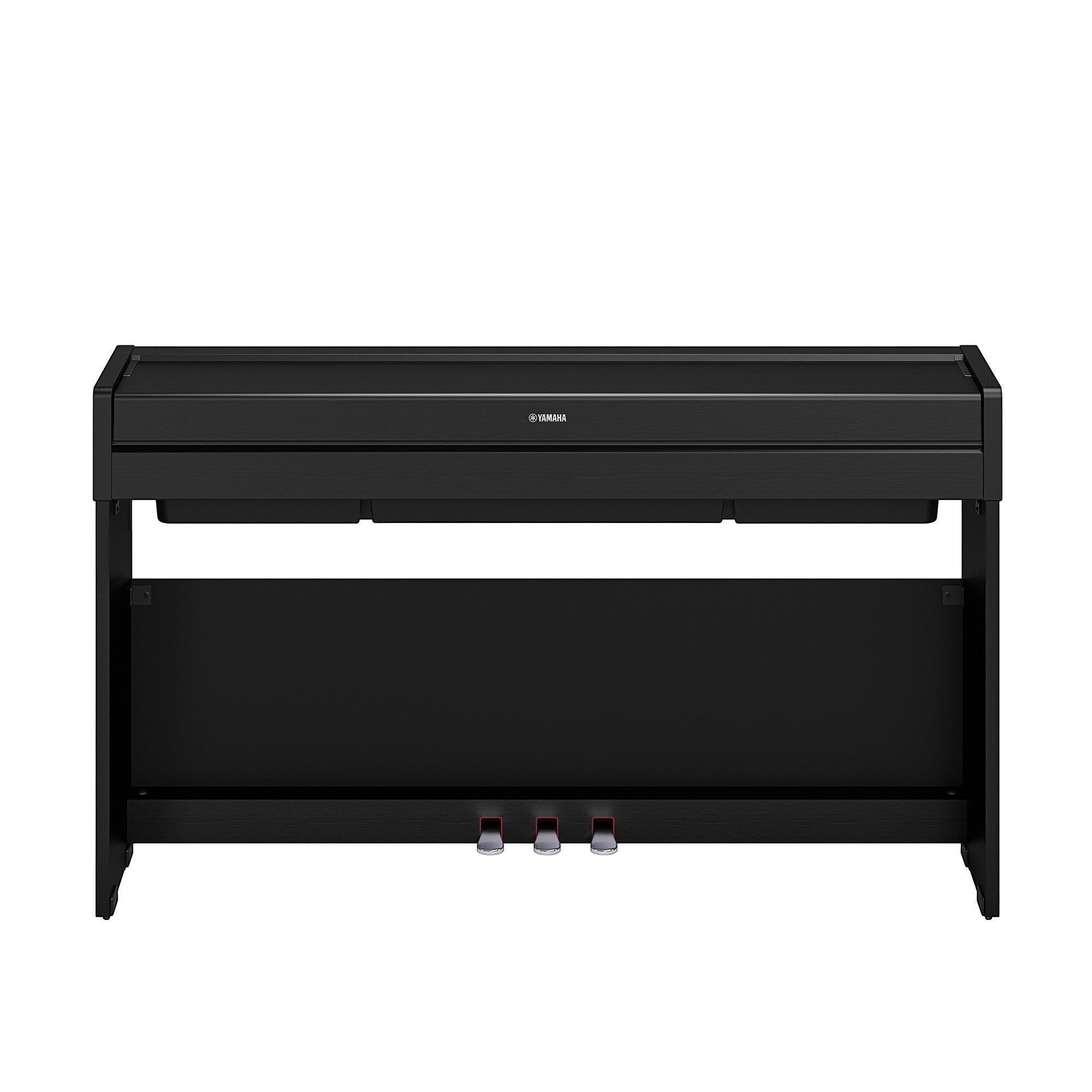 Đàn piano điện Yamaha YDP-S36 màu đen dáng slim hiện đại tại Tân Nhạc Cụ với nắp phím gập đôi và 3 bàn đạp
