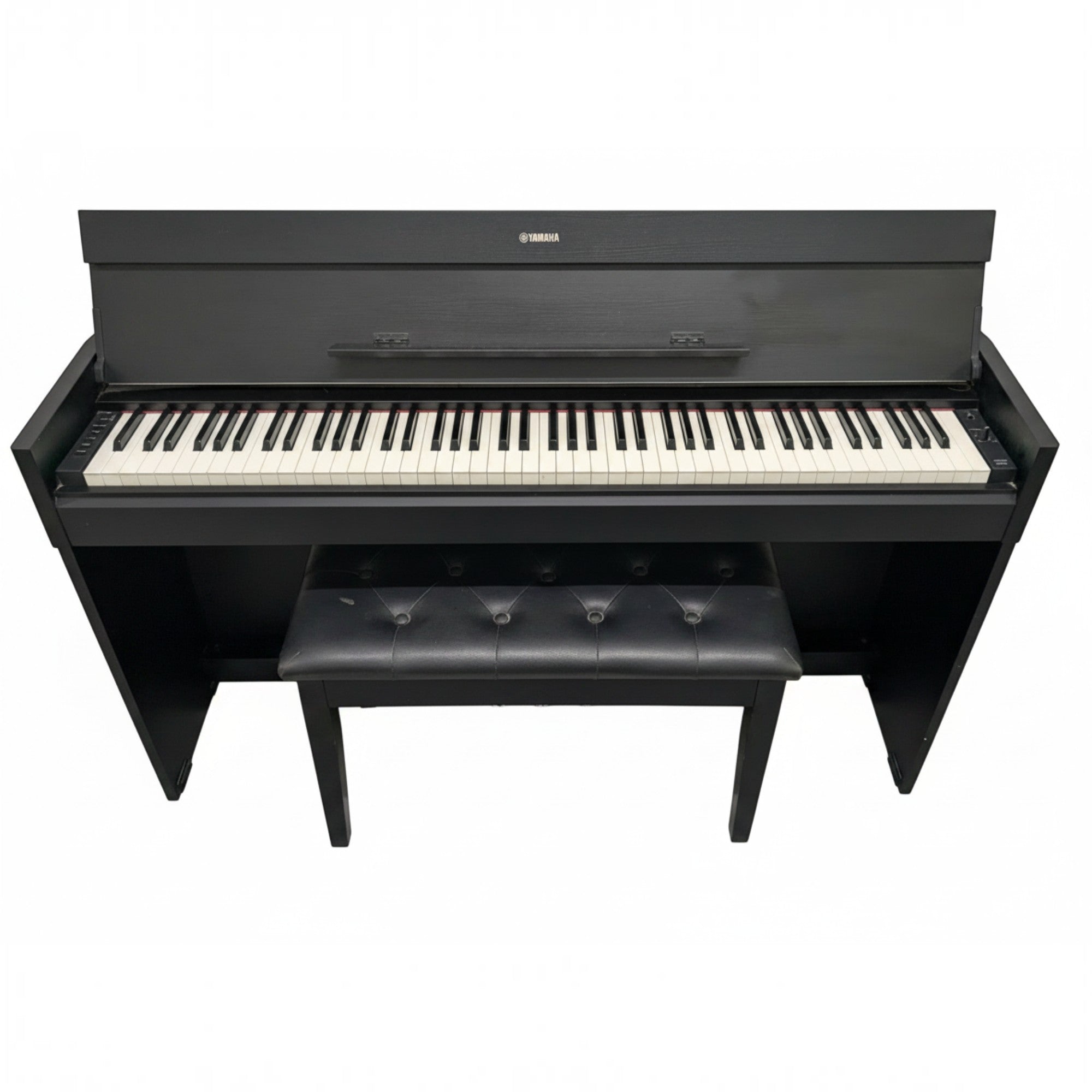 Đàn piano điện TÂN NHẠC CỤ Yamaha YDP-S52 màu đen với thiết kế tủ mỏng gọn và ghế đàn đi kèm