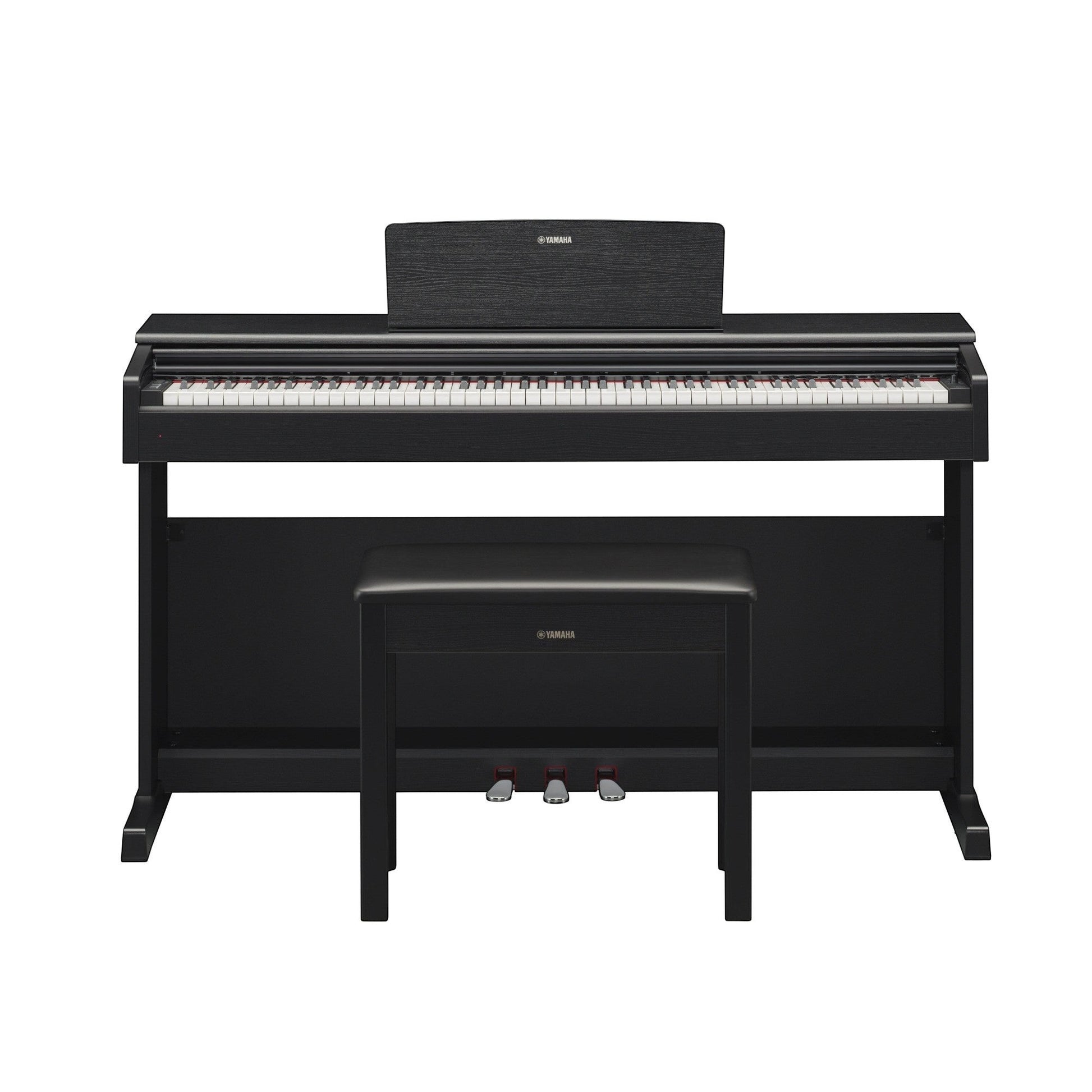 Đàn piano điện TÂN NHẠC CỤ Yamaha YDP-144 màu đen với bàn phím GHS và ghế đàn đi kèm