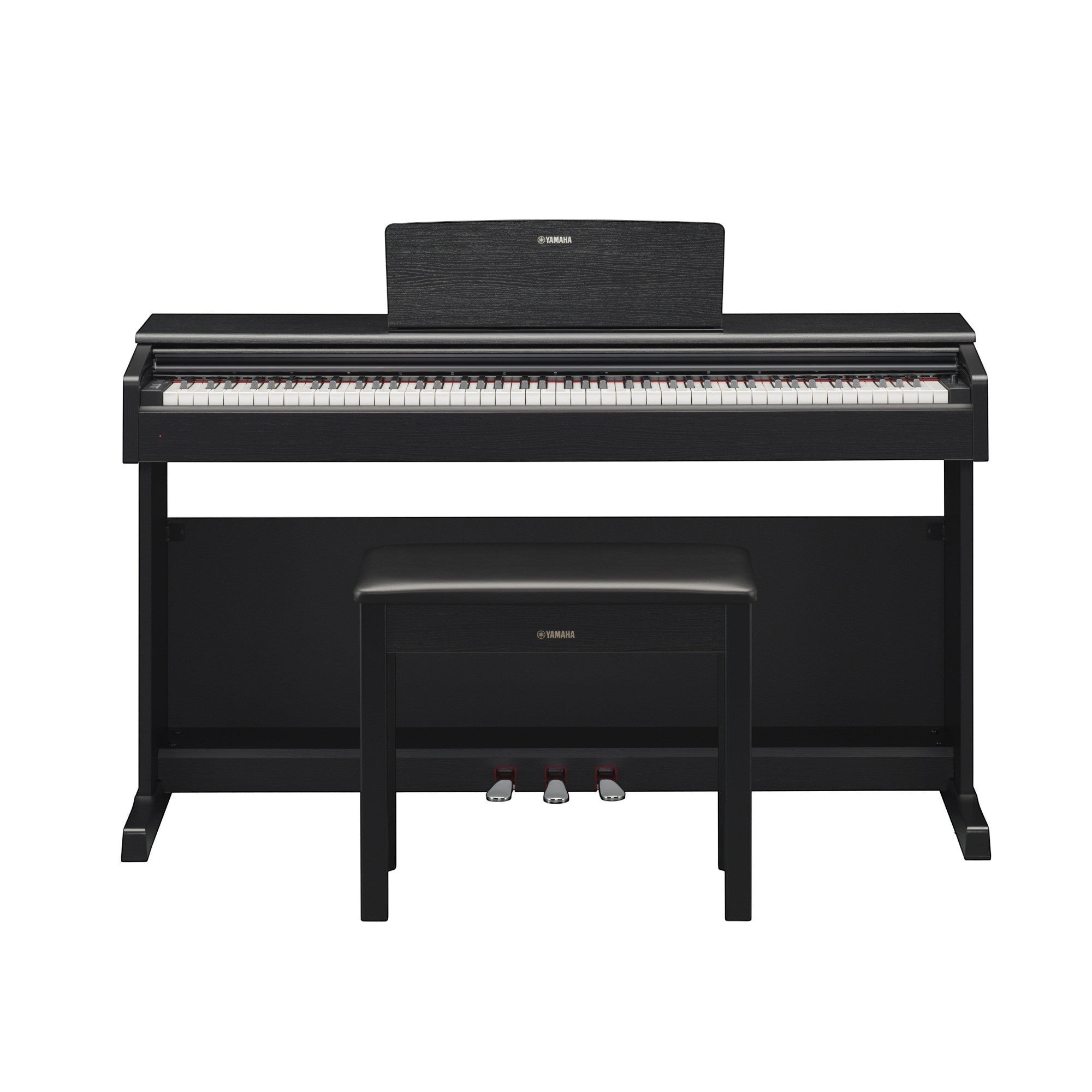 Đàn piano điện TÂN NHẠC CỤ Yamaha YDP-144 màu đen với bàn phím GHS và ghế đàn đi kèm
