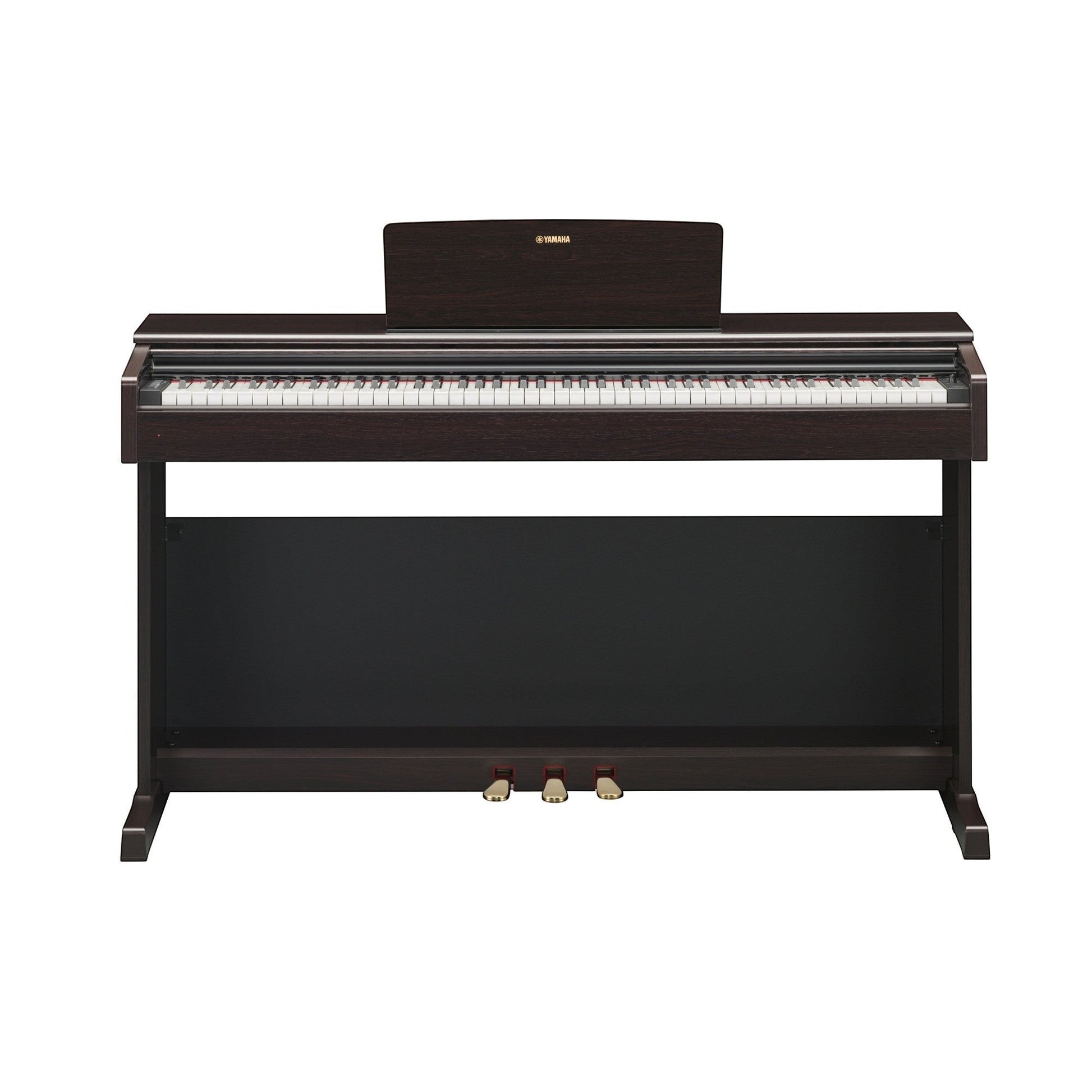 Đàn piano điện TÂN NHẠC CỤ Yamaha YDP-144 màu nâu gỗ với bàn phím GHS và hệ 3 pedal, thiết kế dáng tủ sang trọng