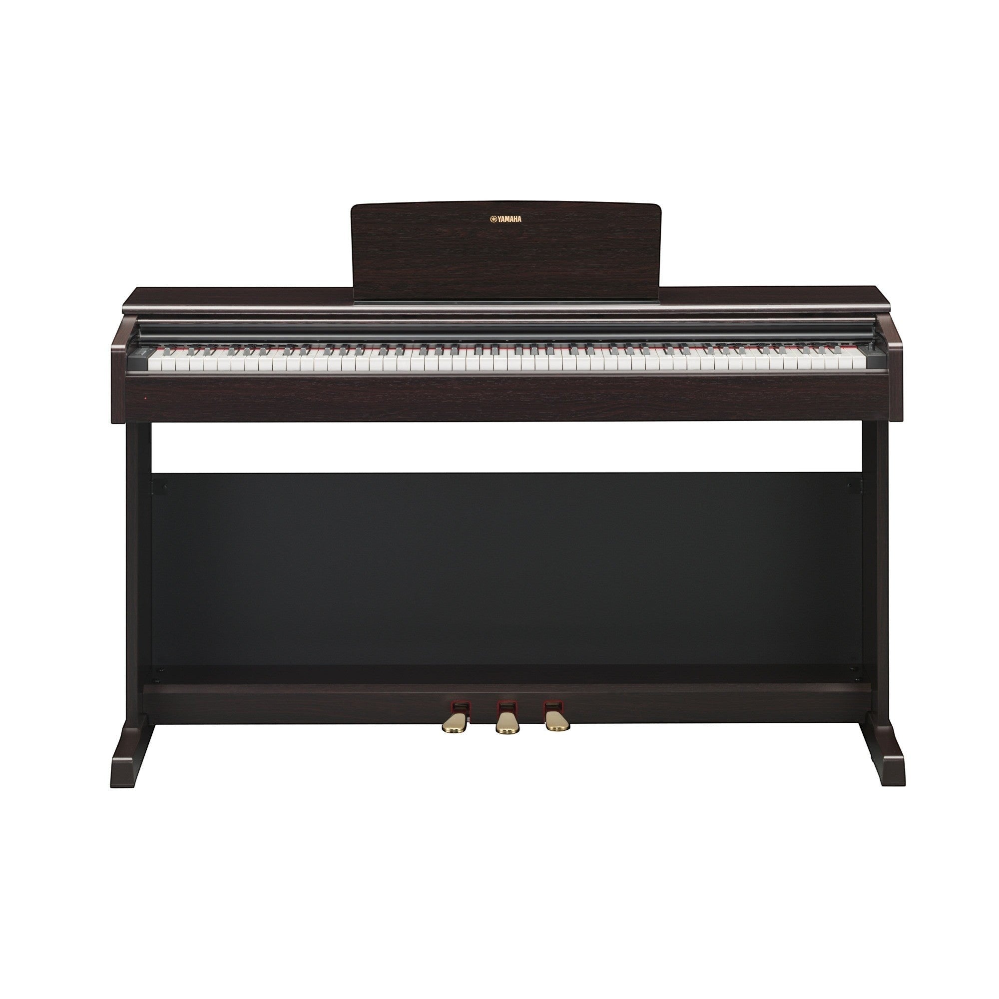Đàn piano điện TÂN NHẠC CỤ Yamaha YDP-144 màu nâu gỗ với bàn phím GHS và hệ 3 pedal, thiết kế dáng tủ sang trọng