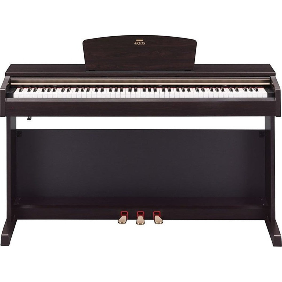 Đàn piano điện Yamaha YDP-161 màu nâu gỗ sang trọng tại Tân Nhạc Cụ, thiết kế dáng tủ với 88 phím búa đàn GH.