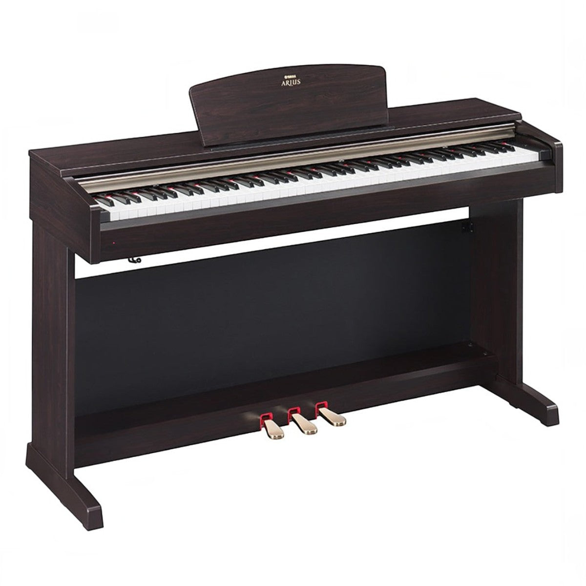 Đàn piano điện Yamaha YDP-161 màu gỗ mun tại TÂN NHẠC CỤ, thiết kế dáng tủ sang trọng với 88 phím búa đàn GH.