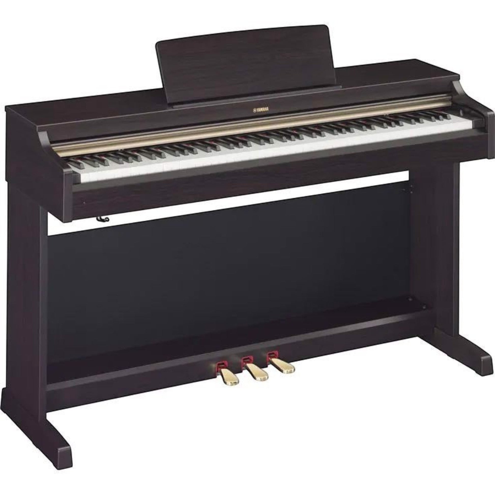 Đàn piano điện TÂN NHẠC CỤ Yamaha YDP-162 Arius màu nâu gỗ sang trọng với bàn phím GH và thiết kế dáng tủ đứng