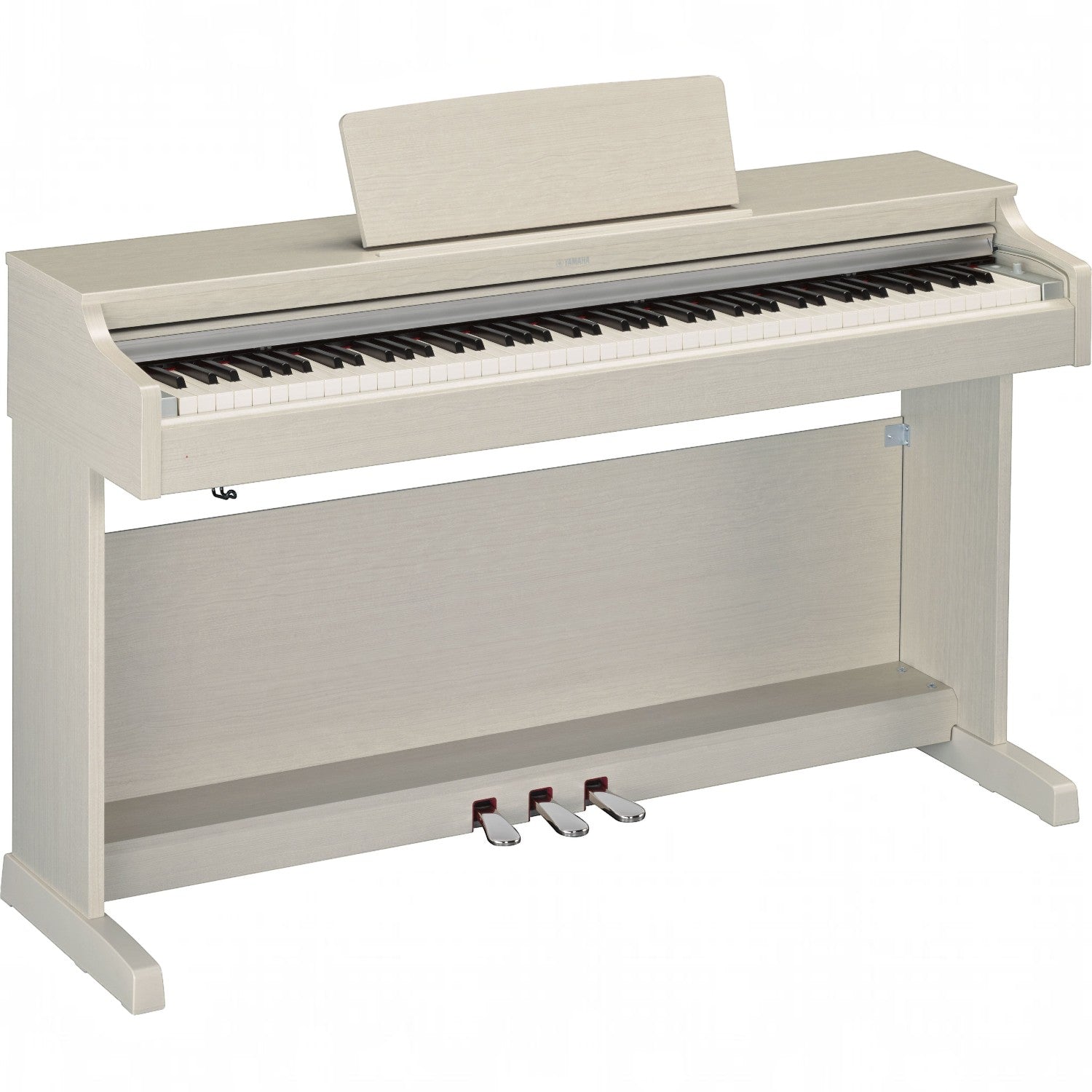 Đàn piano điện Yamaha YDP-163 màu trắng trang nhã, dáng tủ gọn gàng tại TÂN NHẠC CỤ