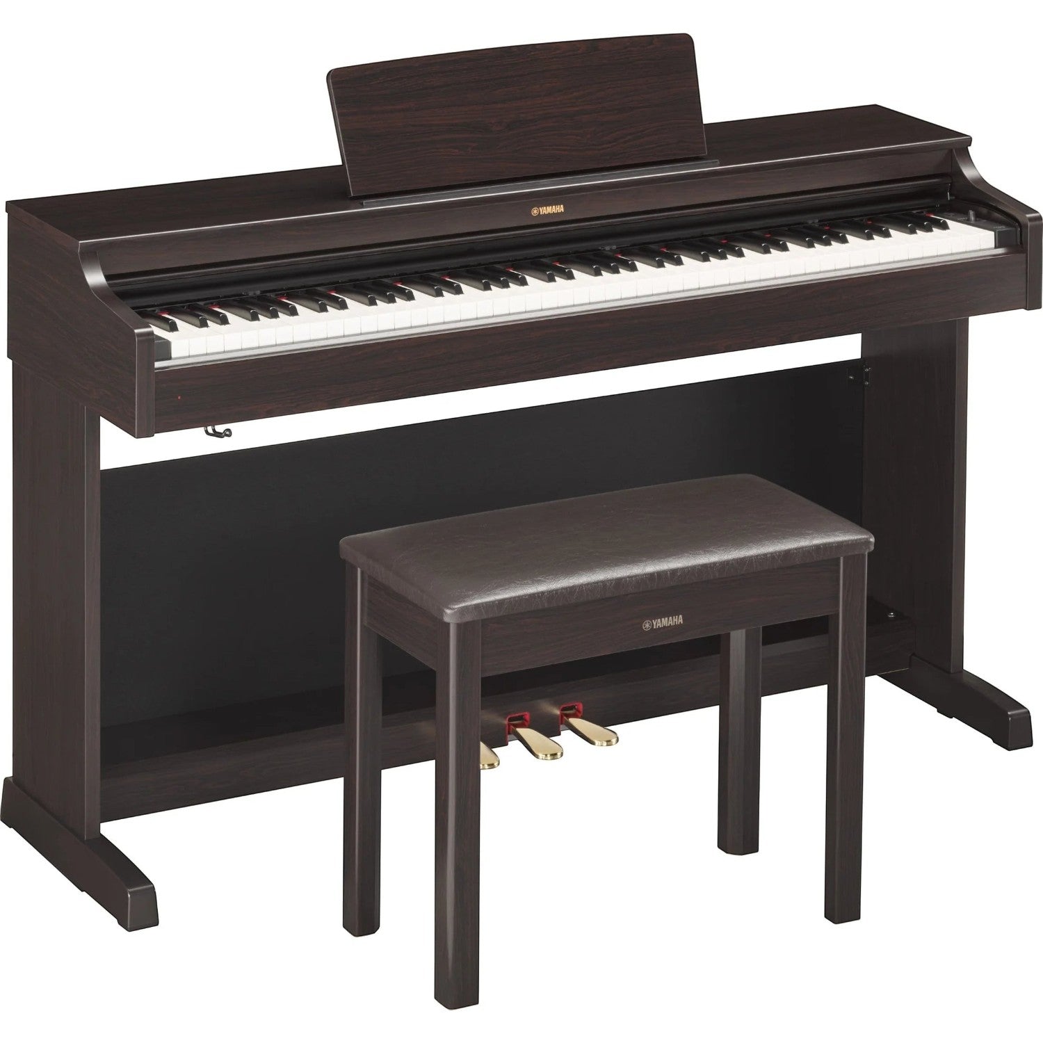 Đàn piano điện Yamaha YDP-163 dáng tủ màu nâu gỗ sang trọng tại TÂN NHẠC CỤ, kèm ghế đàn đồng bộ