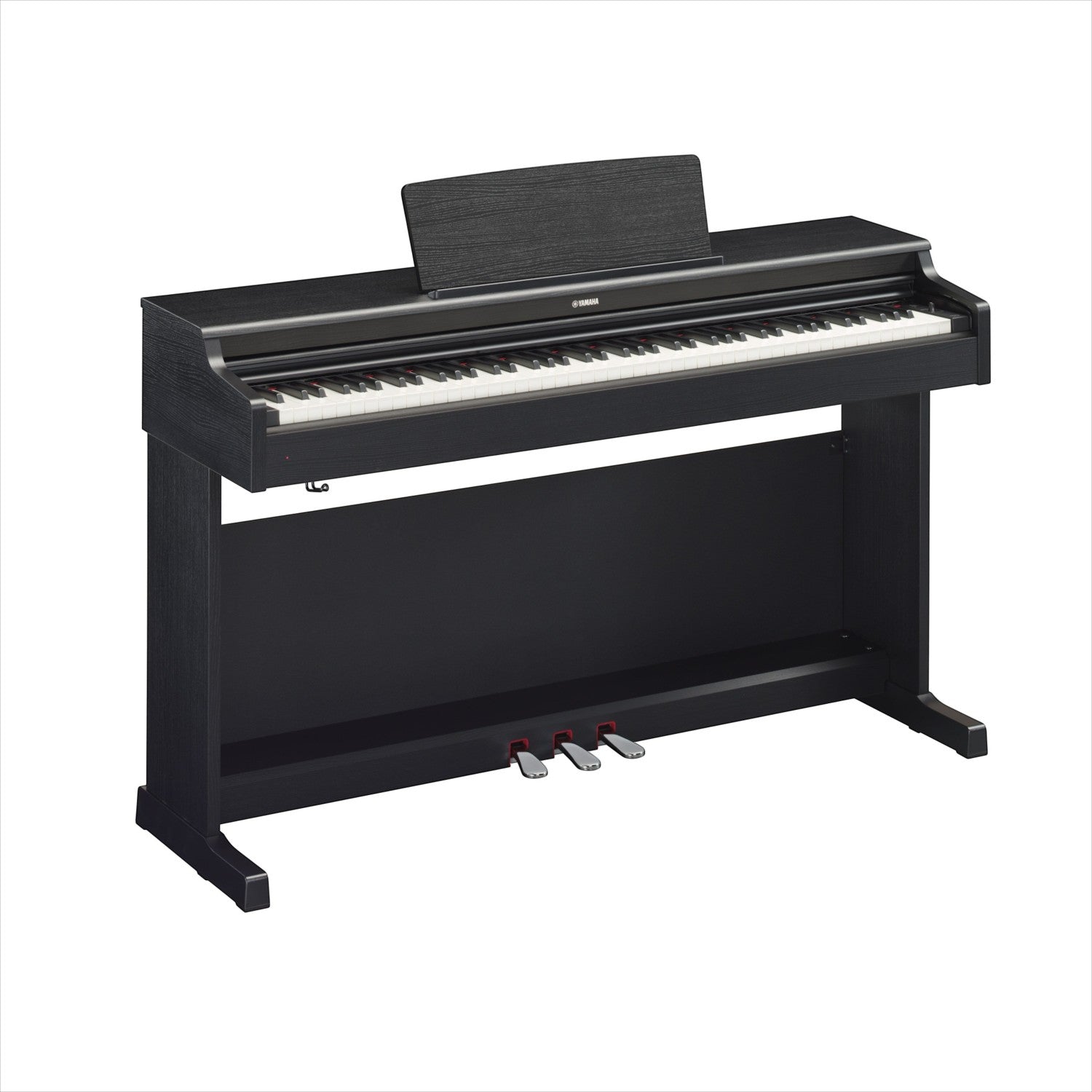 Đàn piano điện Yamaha YDP164 màu đen sang trọng tại TÂN NHẠC CỤ với bàn phím GH3 và thiết kế thùng đàn console