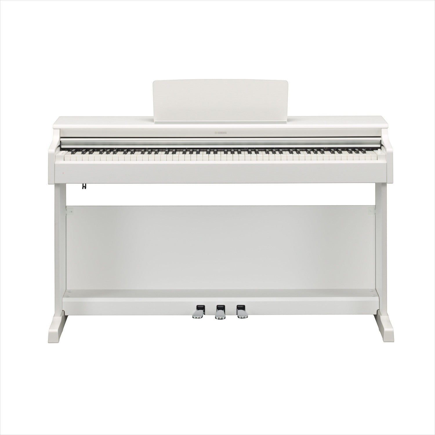 Đàn piano điện Yamaha YDP164 màu trắng thanh lịch tại TÂN NHẠC CỤ với bàn phím GH3 và thiết kế thùng console hiện đại