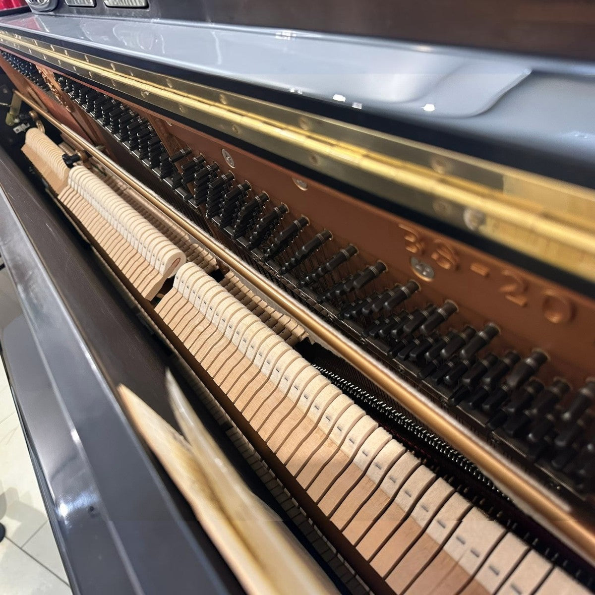 Bộ máy đàn piano cơ Kawai BS20 với búa đàn lõi gỗ mahogany và nỉ đỏ cao cấp tại TÂN NHẠC CỤ