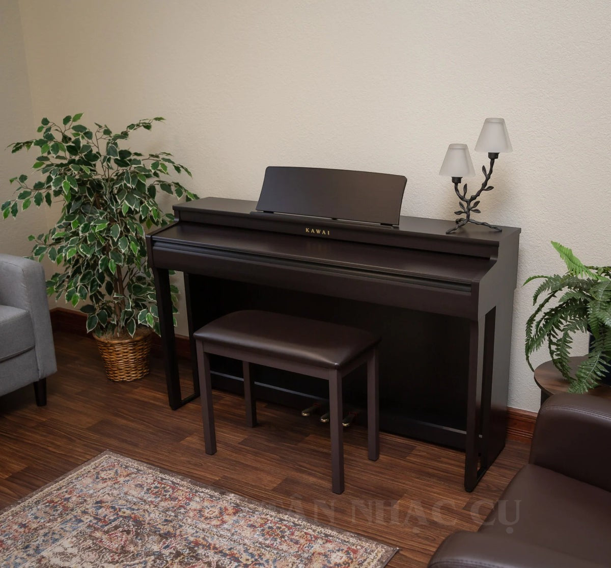 Đàn piano điện Kawai CN201 màu Premium Rosewood sang trọng tại TÂN NHẠC CỤ, thiết kế tủ đàn hiện đại và tinh tế