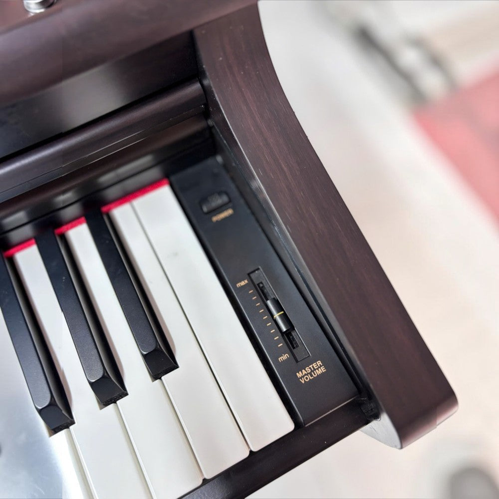 Bảng điều khiển âm lượng và phím đàn piano điện Kawai CN22 tại Tân Nhạc Cụ với thiết kế gỗ sang trọng