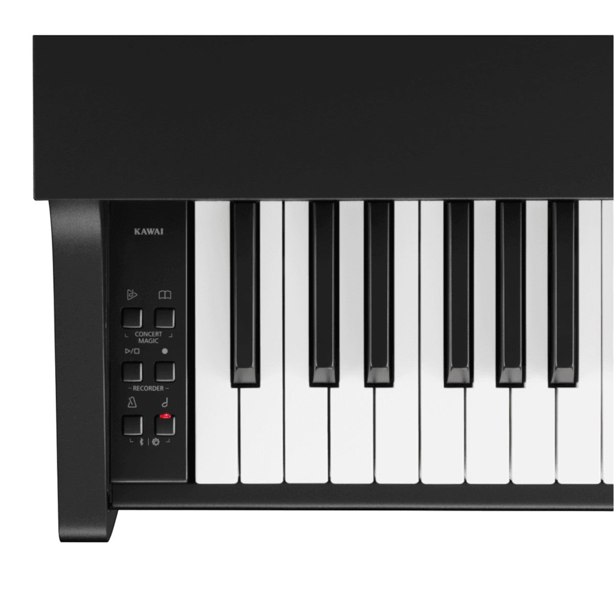 Cận cảnh bàn phím búa Responsive Hammer Lite màu đen trên đàn piano điện TÂN NHẠC CỤ Kawai CX102