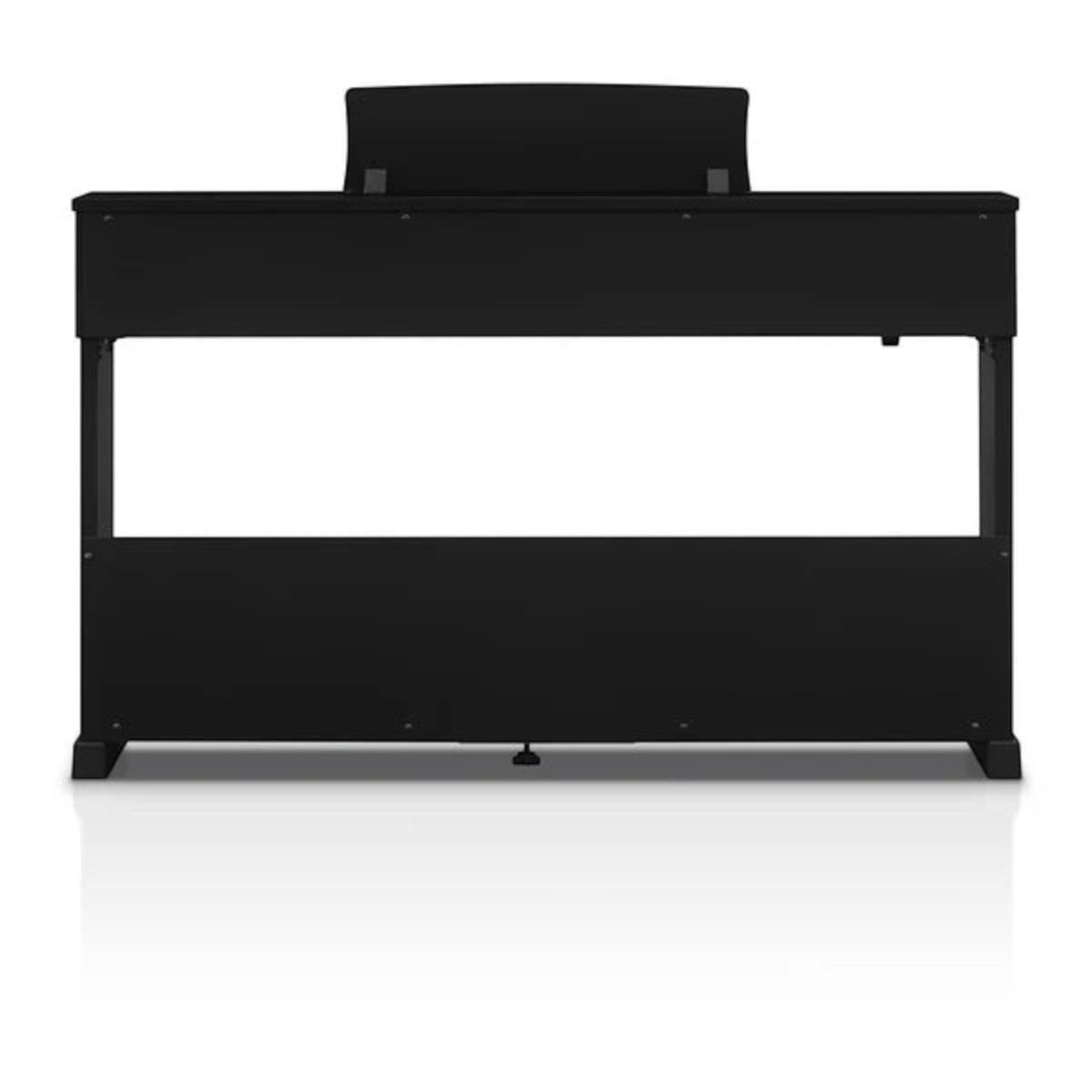 Đàn piano điện Kawai CX102 màu đen dáng tủ hiện đại tại Tân Nhạc Cụ, nhìn từ phía sau với thiết kế gọn gàng.