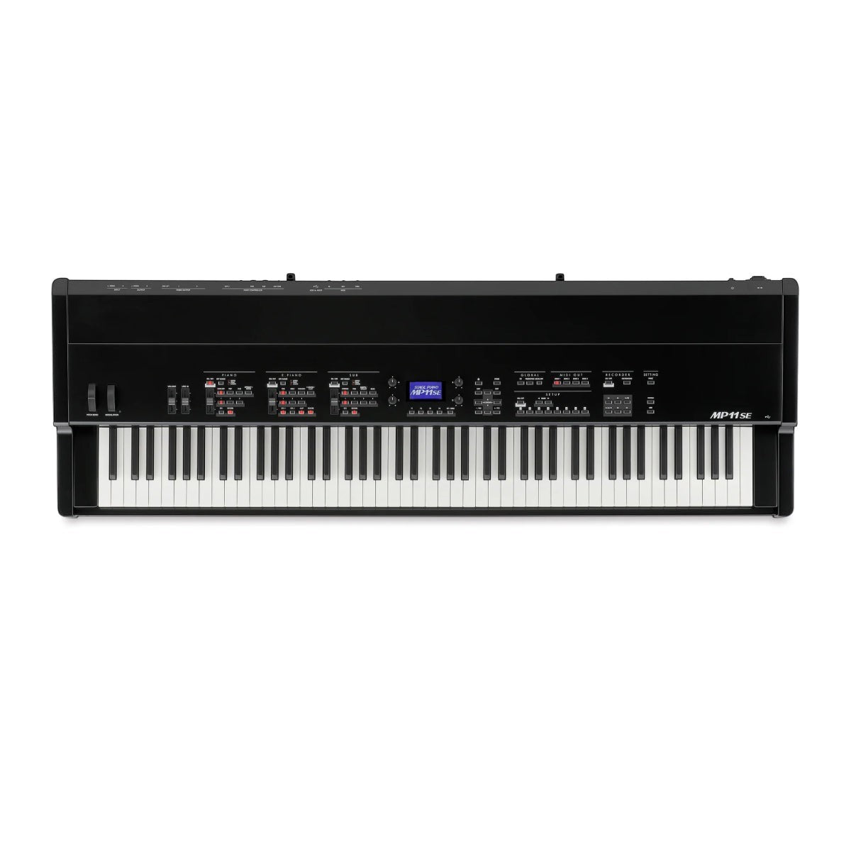 Đàn stage piano TÂN NHẠC CỤ Kawai MP11SE màu đen với bàn phím gỗ Grand Feel cao cấp và bảng điều khiển chuyên nghiệp