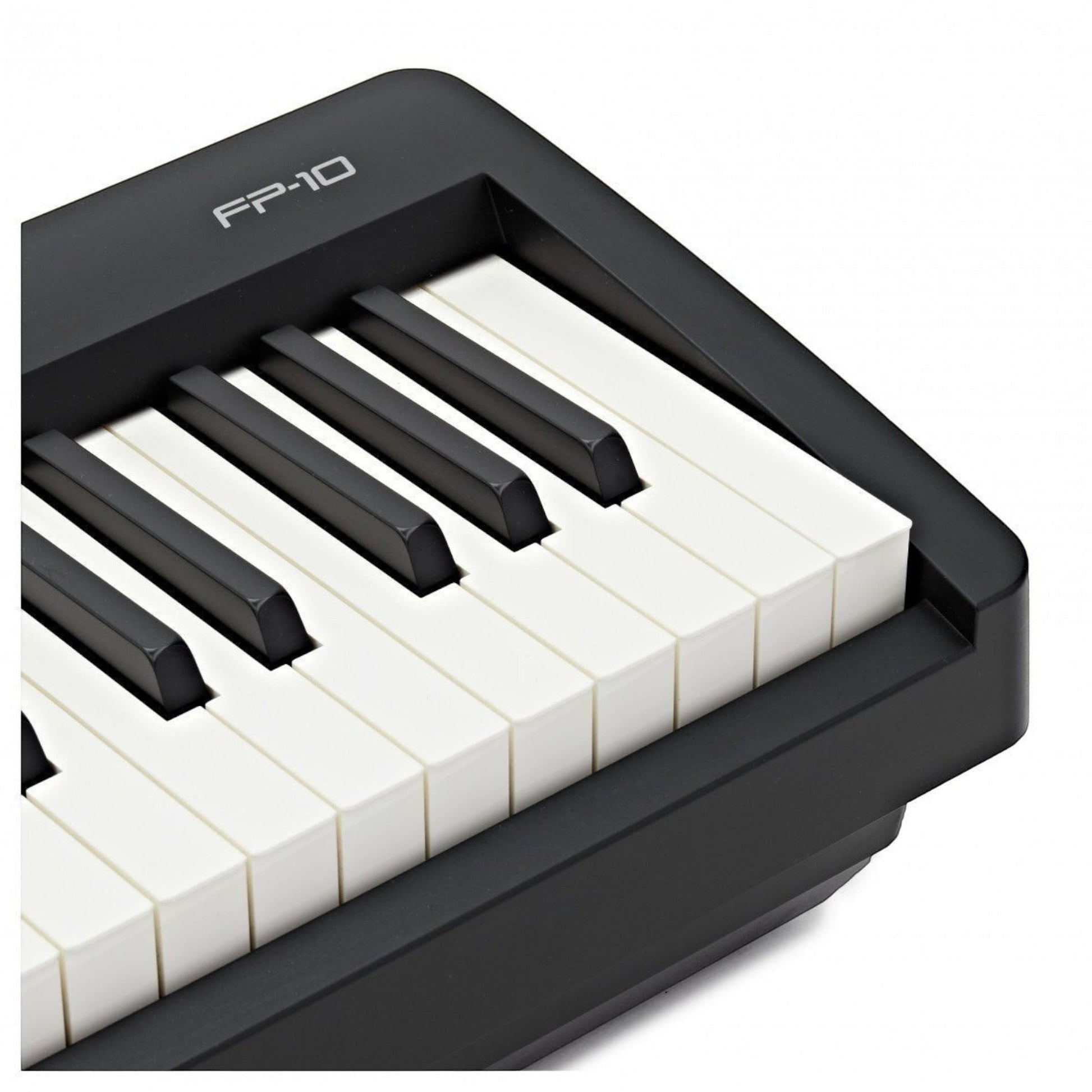 Cận cảnh bàn phím PHA-4 Standard màu đen trên đàn piano điện Roland FP-10 tại TÂN NHẠC CỤ