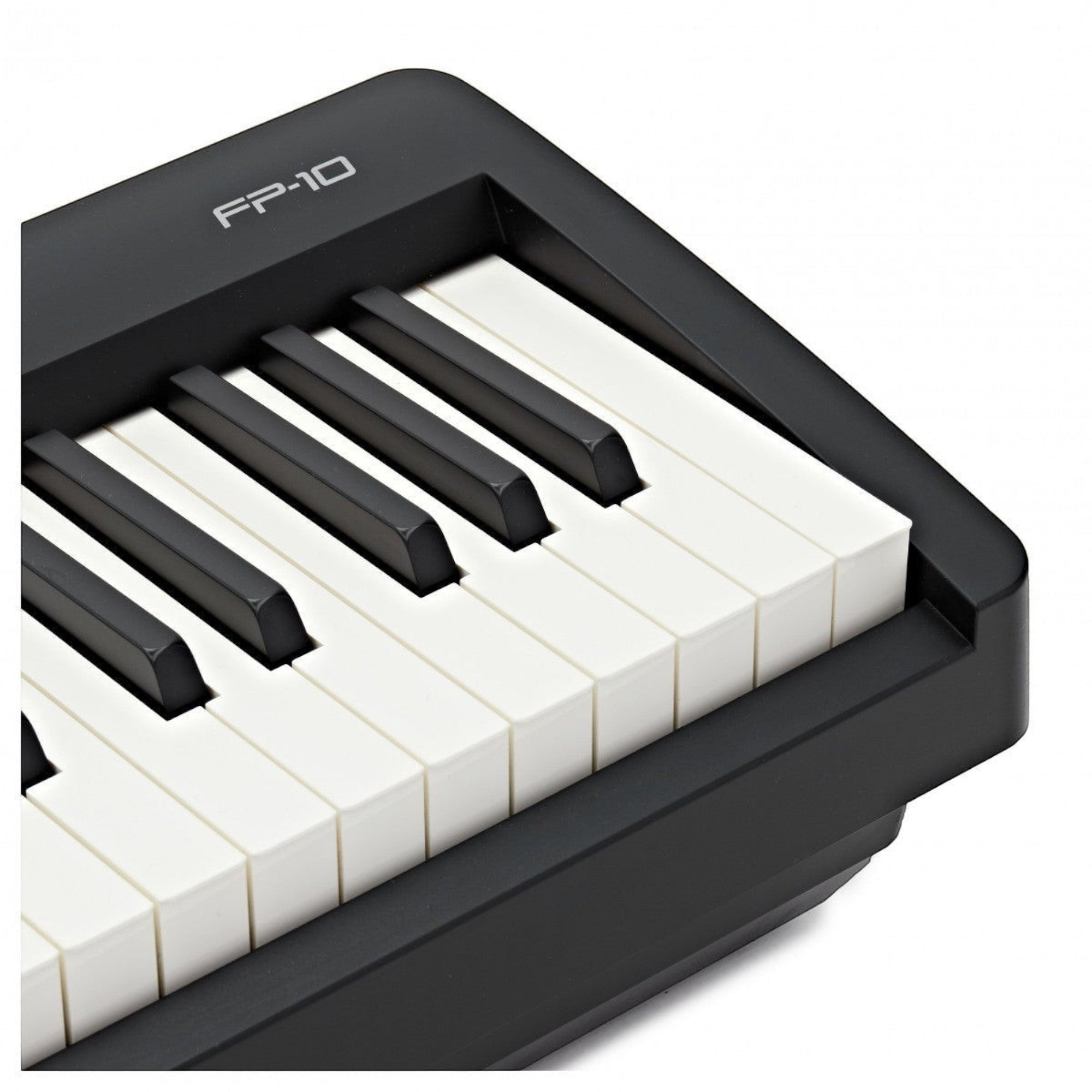 Cận cảnh bàn phím PHA-4 Standard màu đen trên đàn piano điện Roland FP-10 tại TÂN NHẠC CỤ
