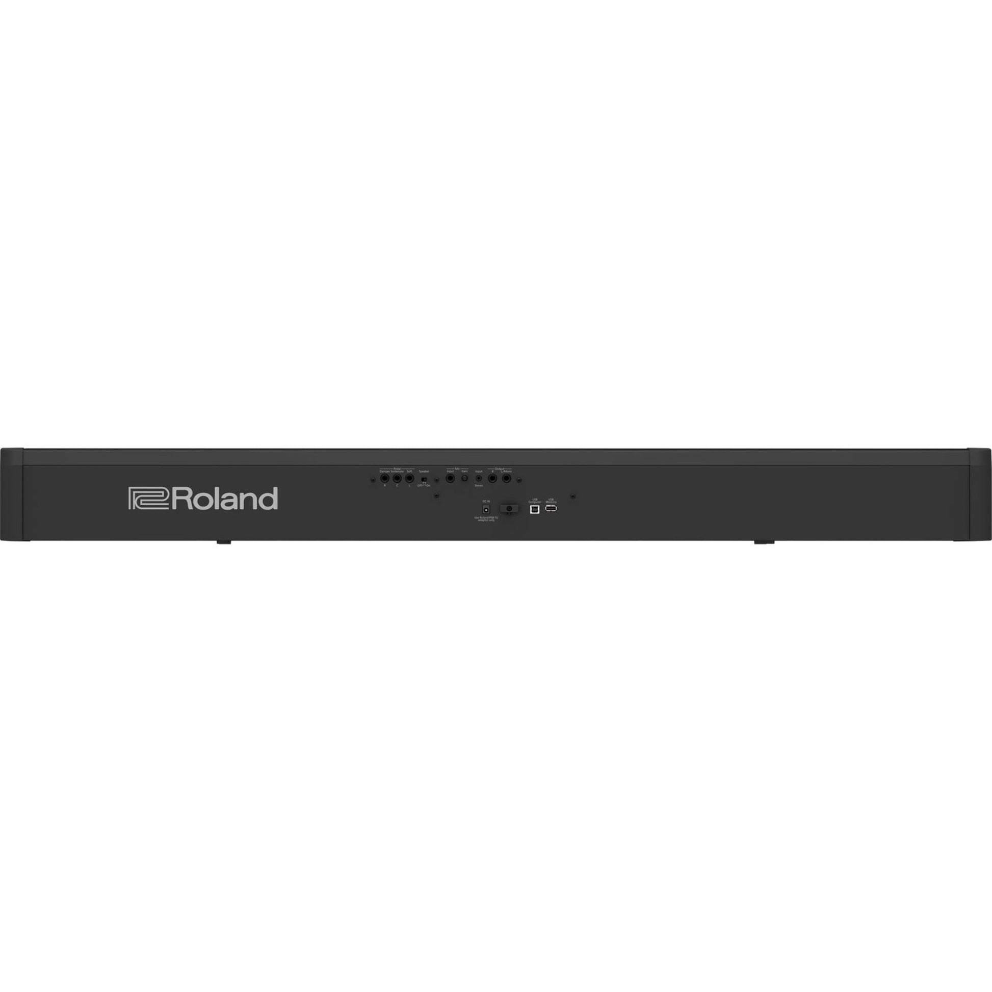 Mặt sau đàn piano điện TÂN NHẠC CỤ Roland FP-60X với các cổng kết nối âm thanh và USB chuyên dụng