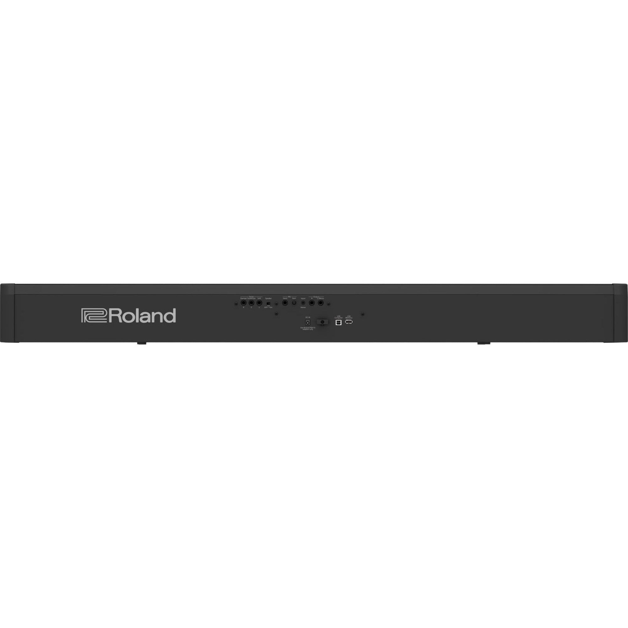 Mặt sau đàn piano điện TÂN NHẠC CỤ Roland FP-60X với các cổng kết nối âm thanh và USB chuyên dụng