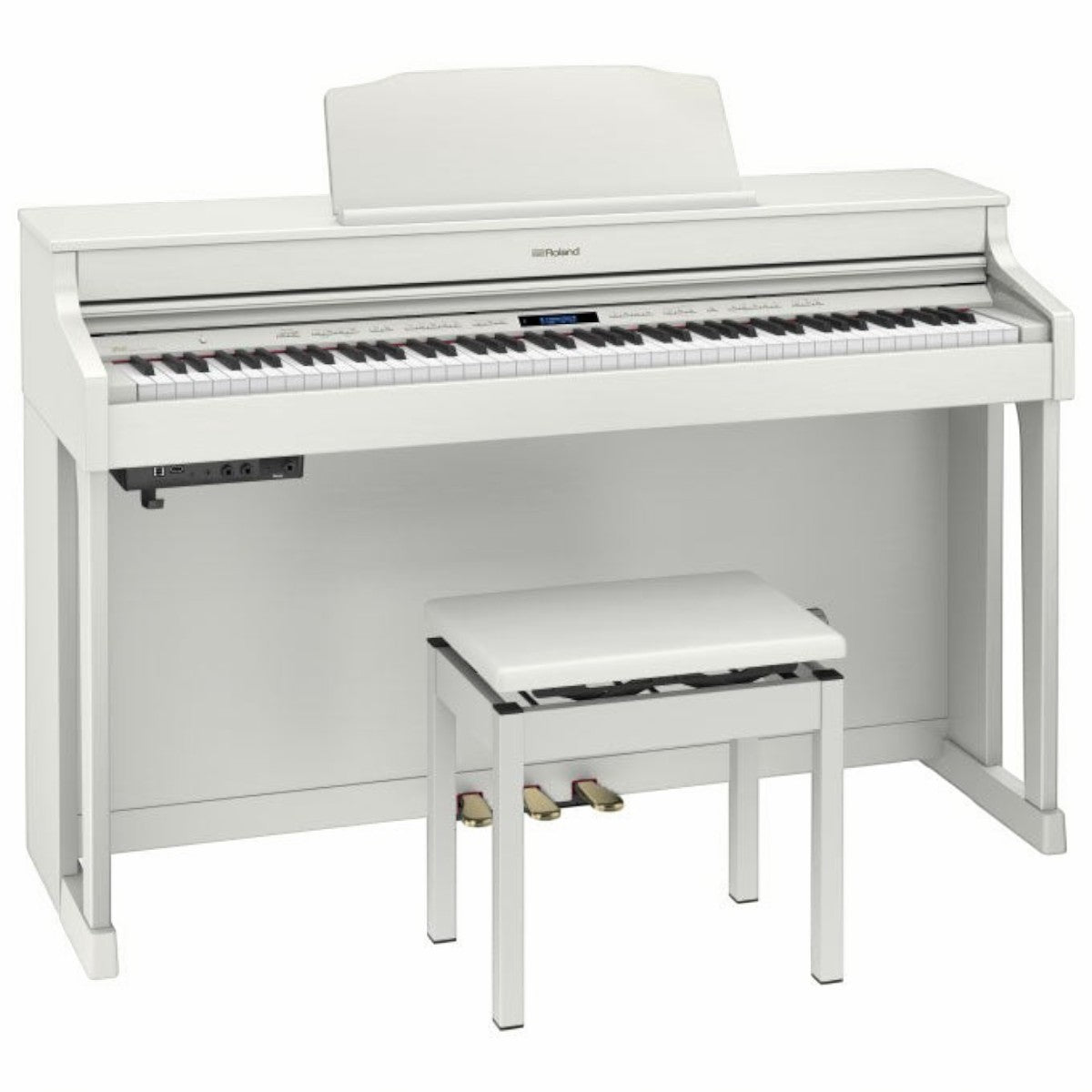 Đàn piano điện Roland HP603 màu trắng sang trọng tại TÂN NHẠC CỤ, thiết kế console hiện đại với bàn phím PHA-50