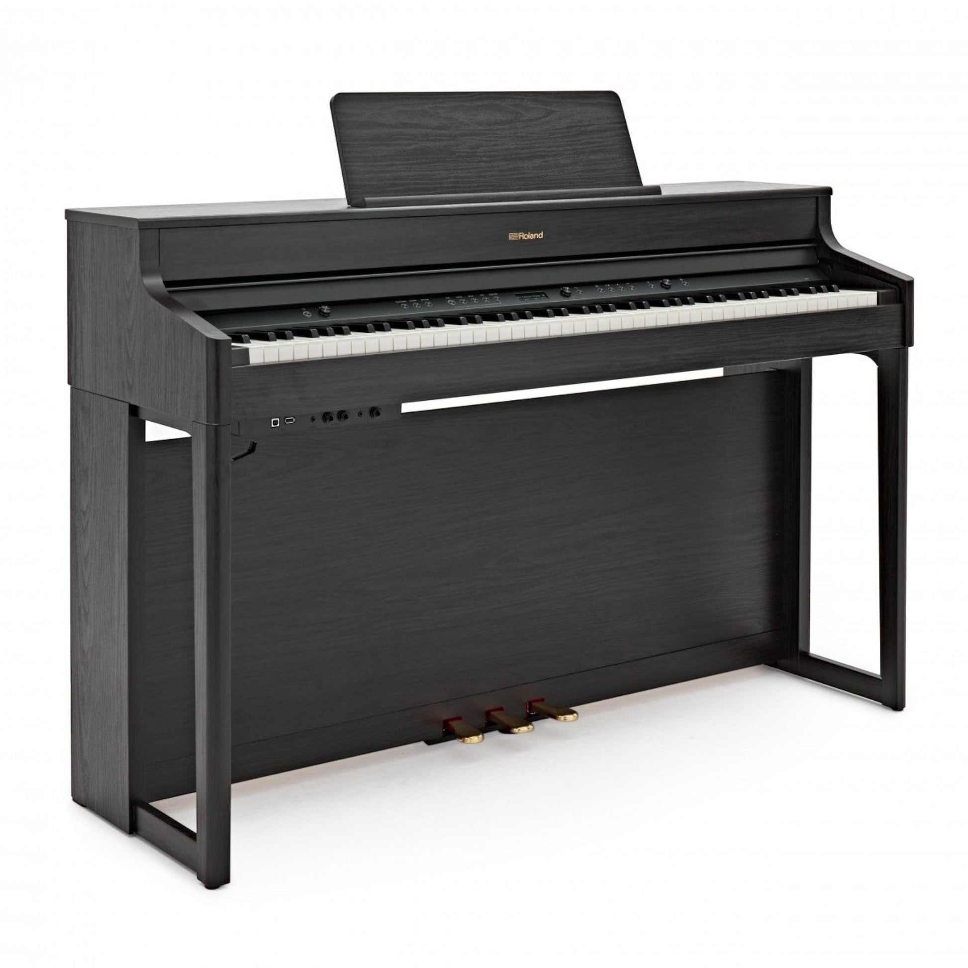 Đàn piano điện Roland HP702 màu than chì tại TÂN NHẠC CỤ, thiết kế tủ đứng hiện đại với bàn phím búa PHA-4.