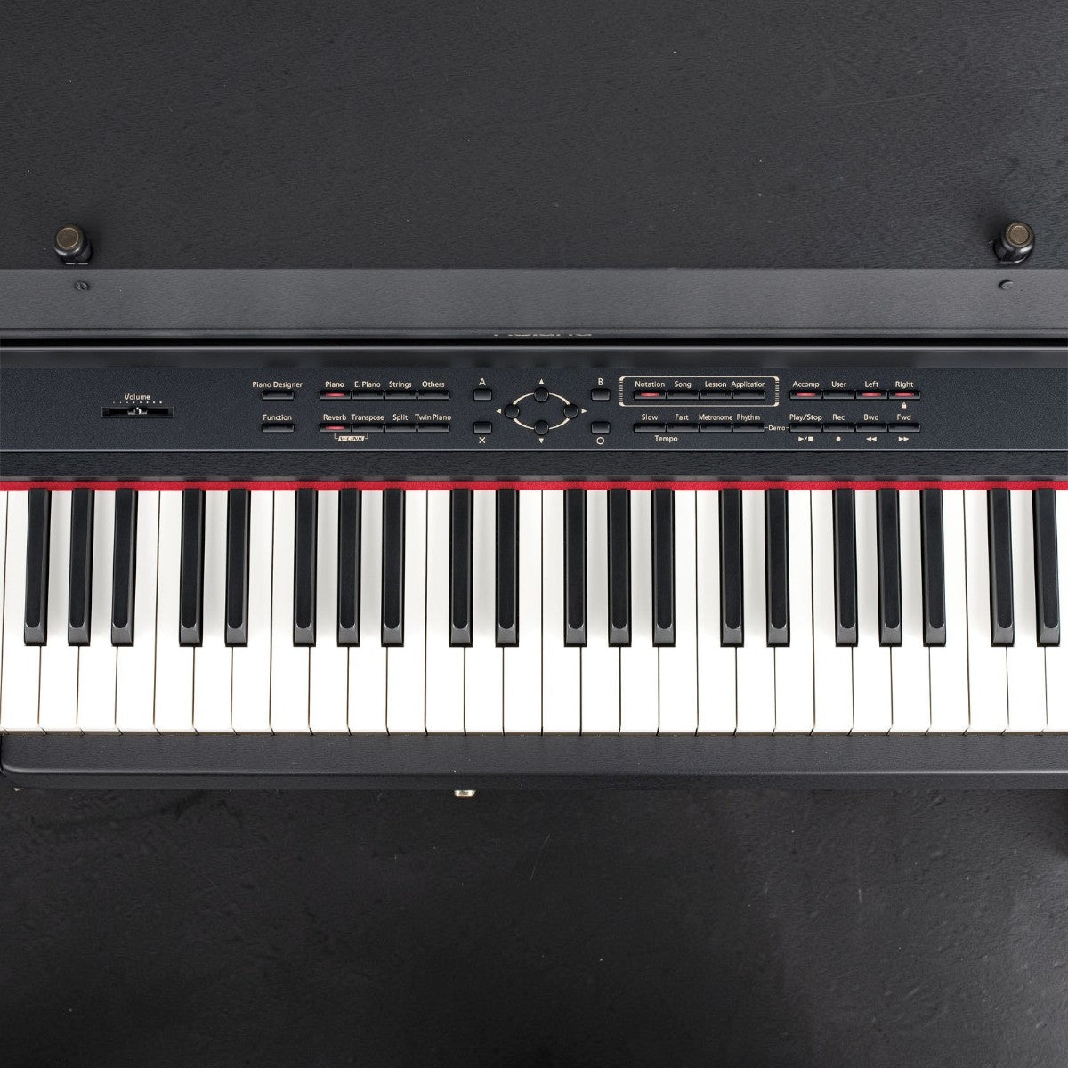 Bàn phím đàn piano điện TÂN NHẠC CỤ Roland HPi-7F với các nút điều khiển chức năng và màn hình DigiScore
